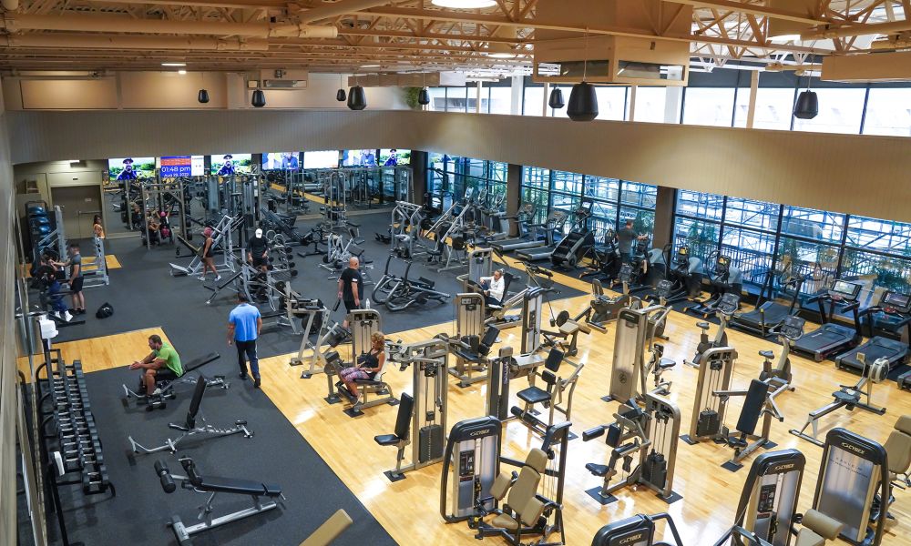 Minerals Sports Club floor.