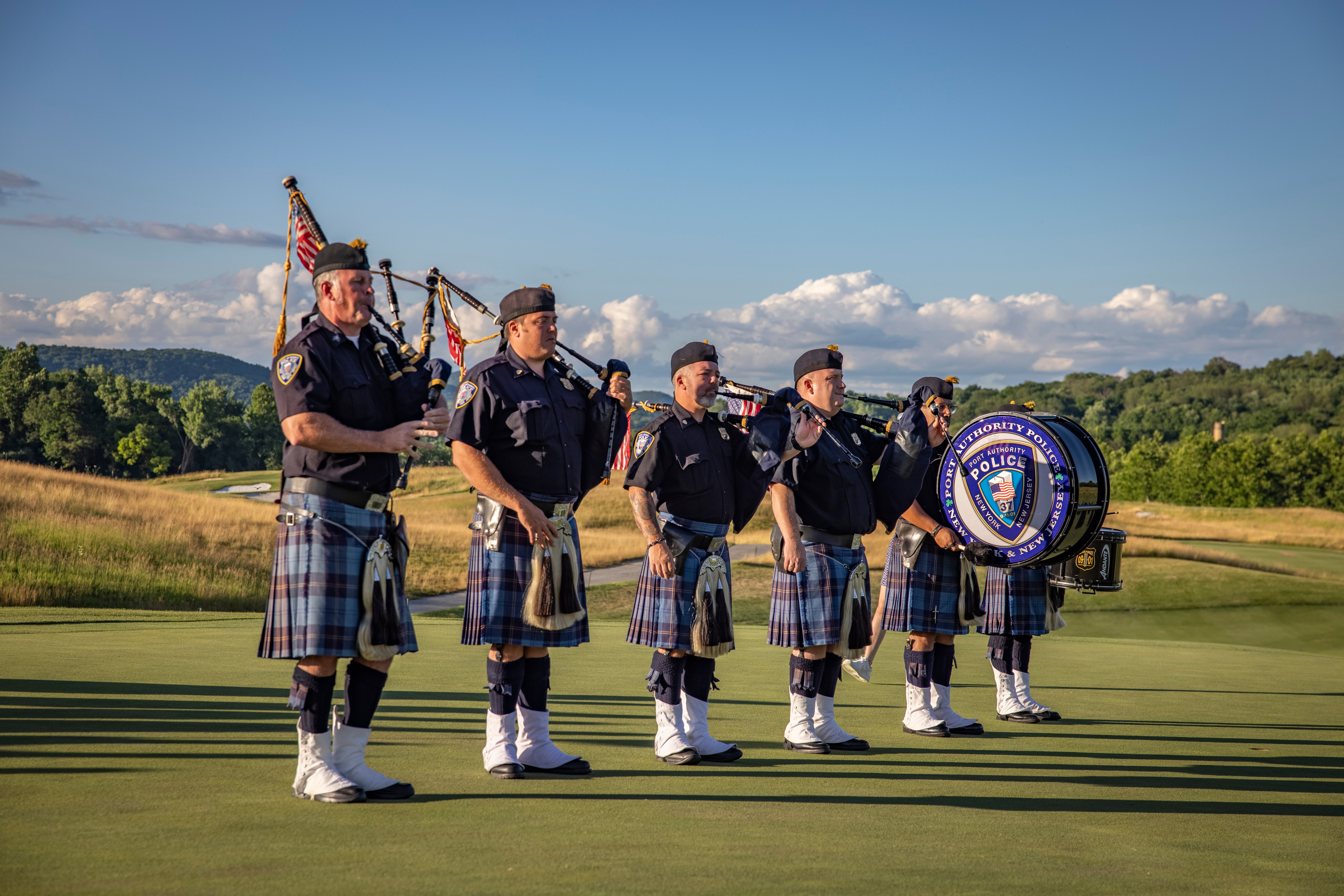 Ballyowen Law Enforcement Open bagpipers. 