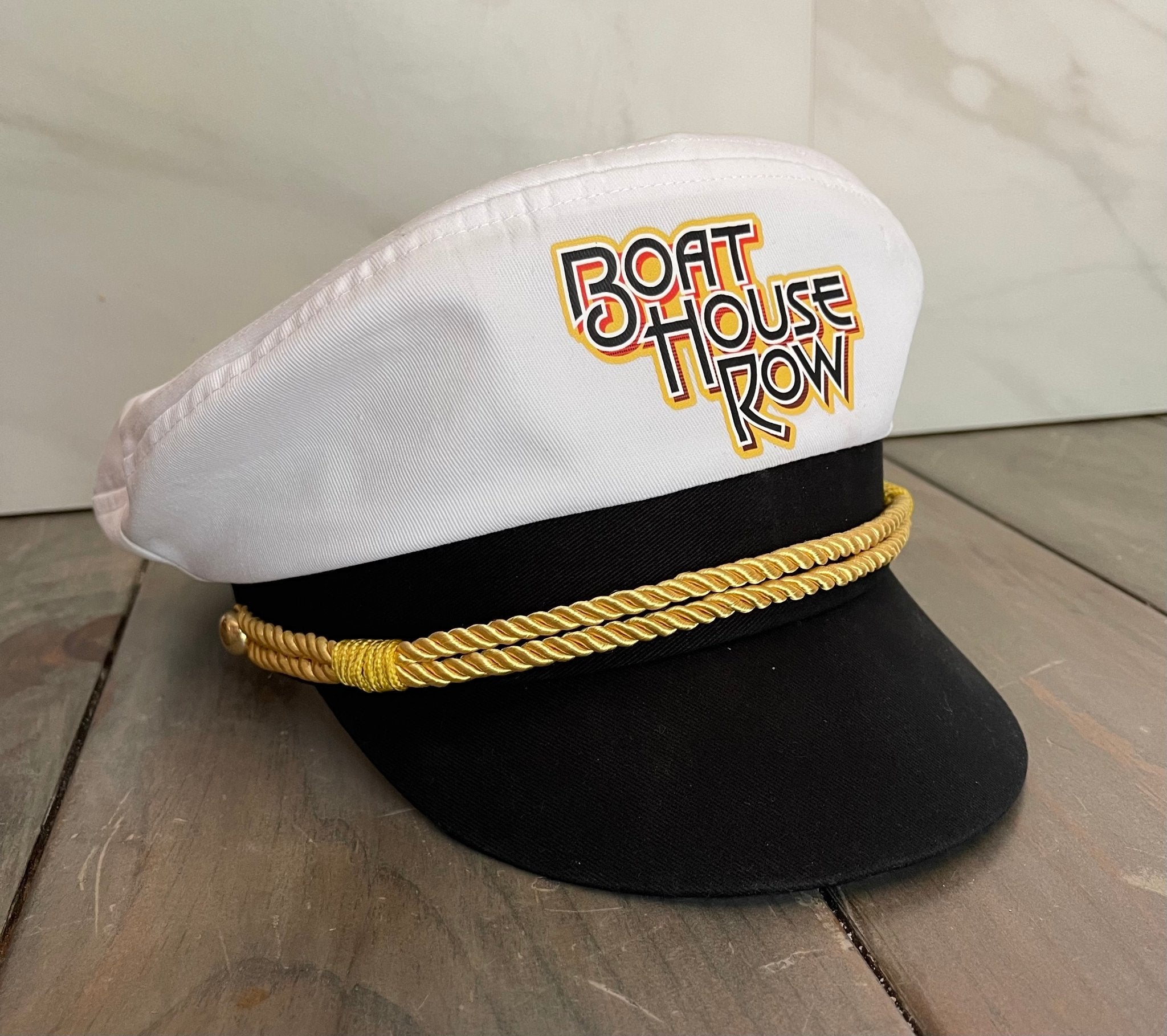Captain's hat with Boat House Row logo 