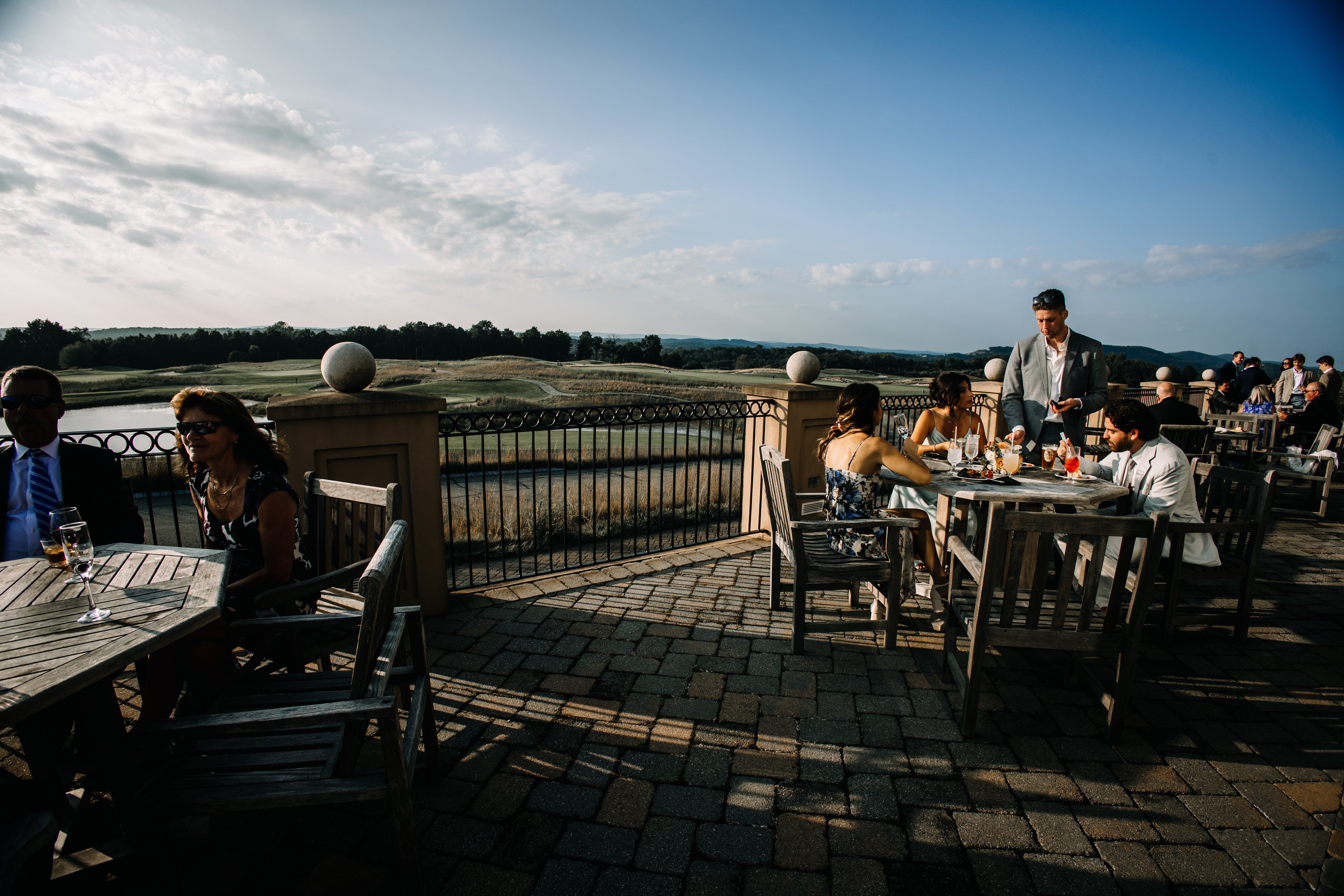 Ballyowen Clubhoue patio.