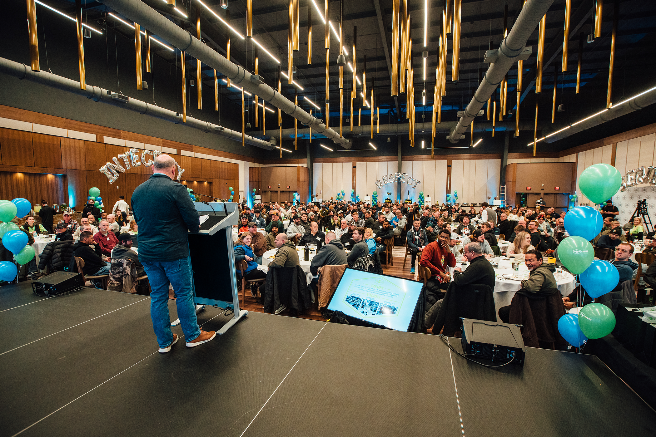 Meeting happening in The Canyon.