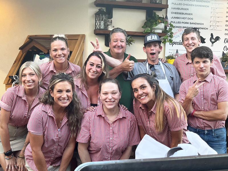 Staff at Black Bear Bourbon & BBQ