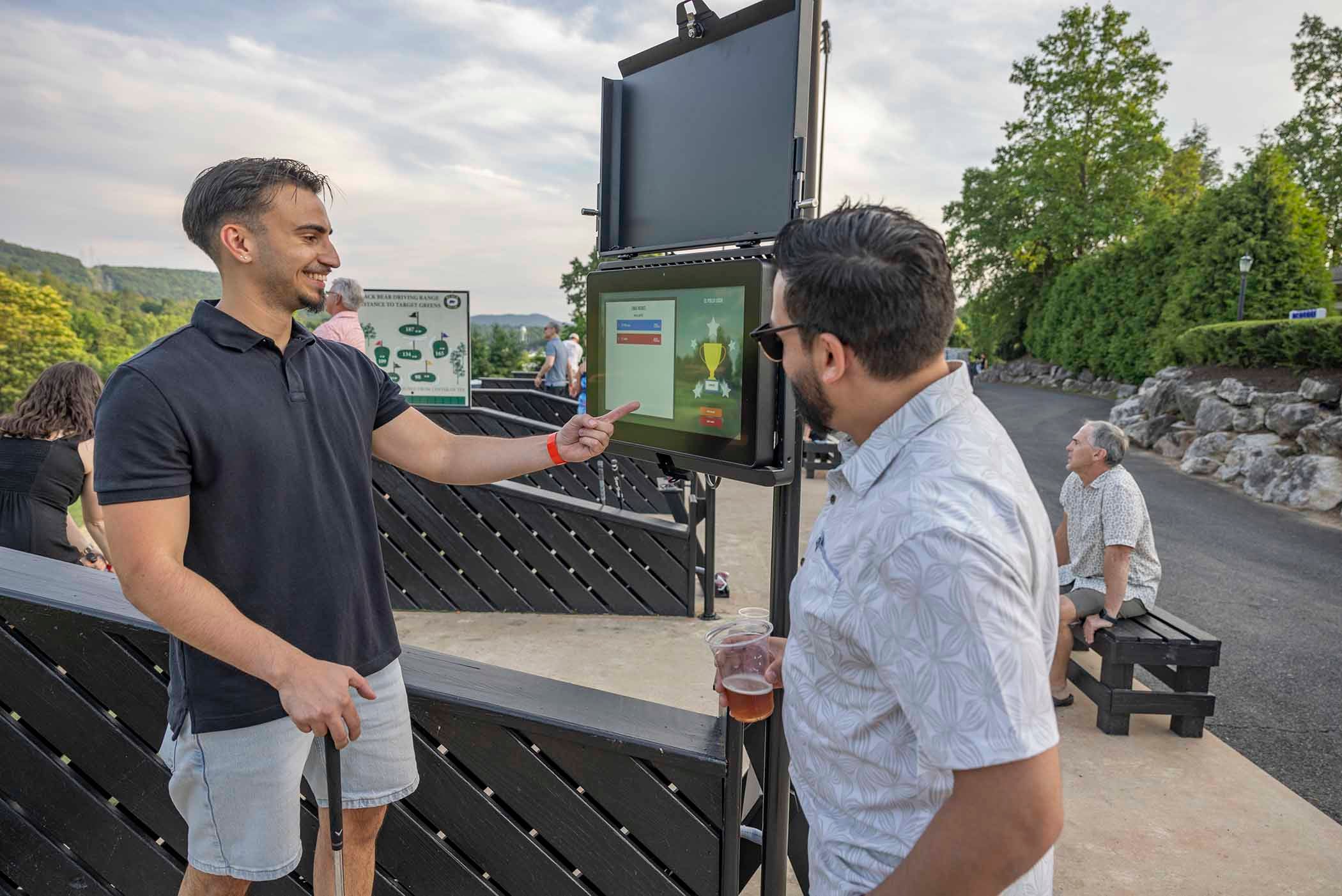 Black Bear trackman range.