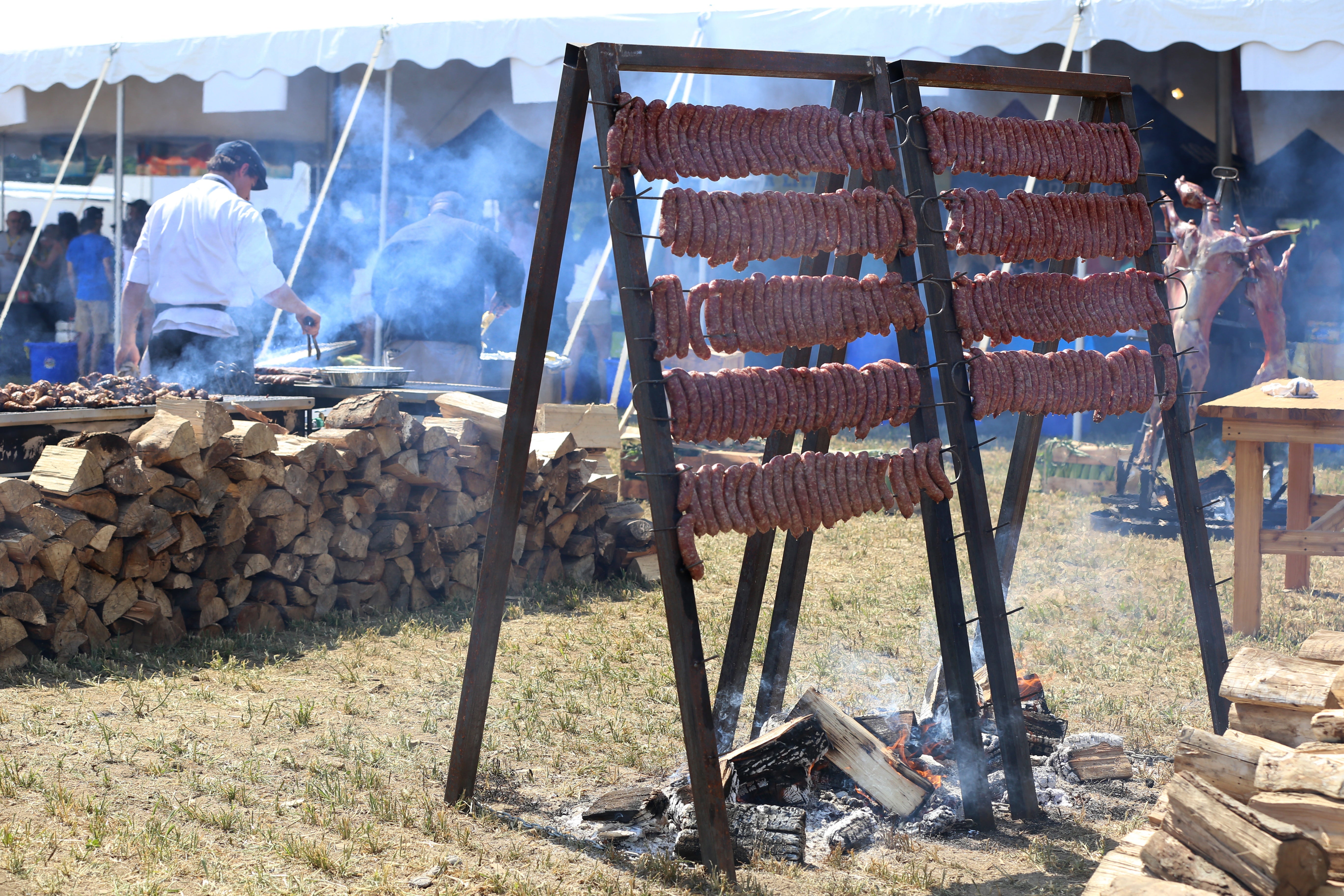 beerfest, open fire cooking