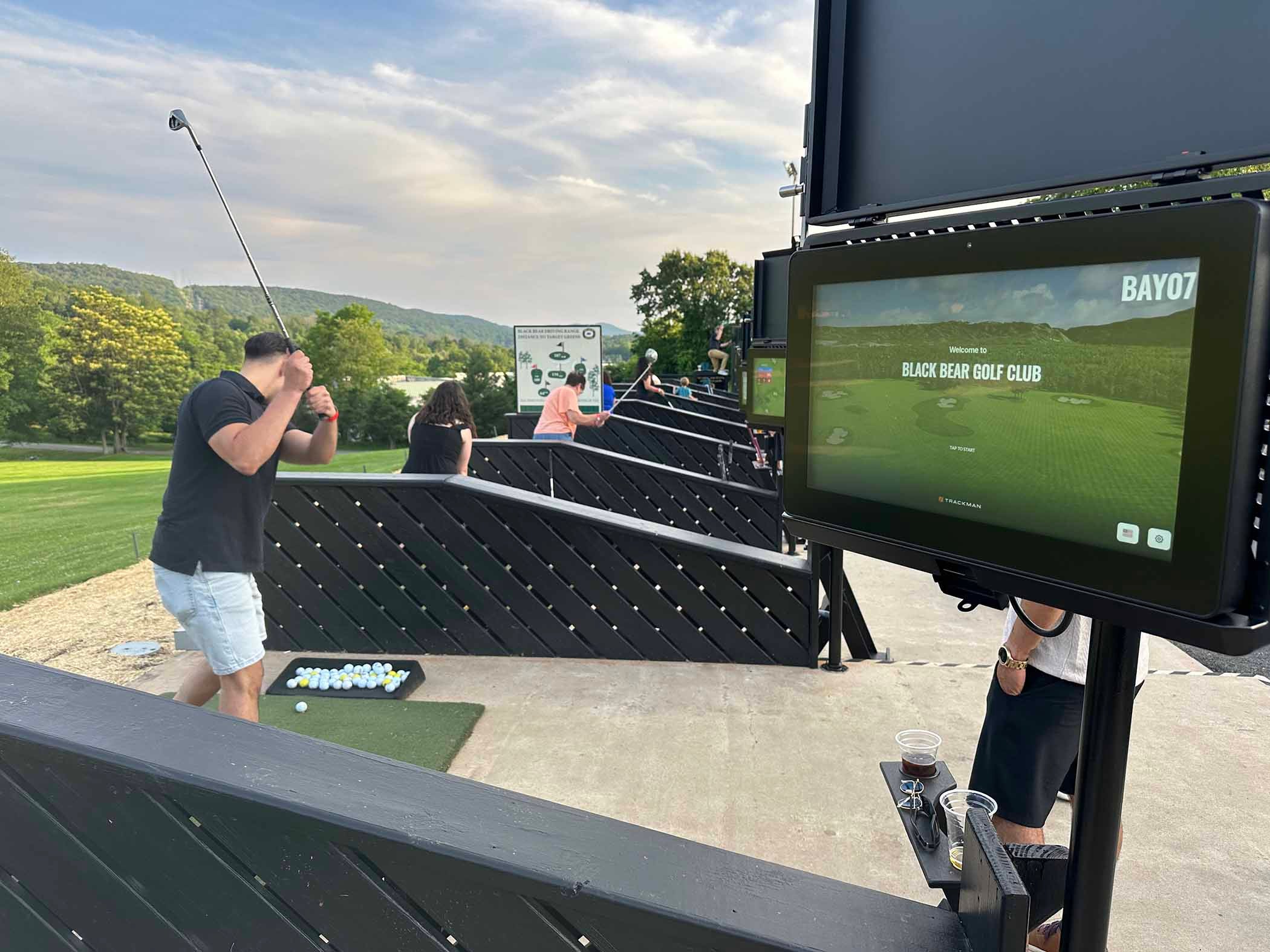 Black Bear trackman range. 