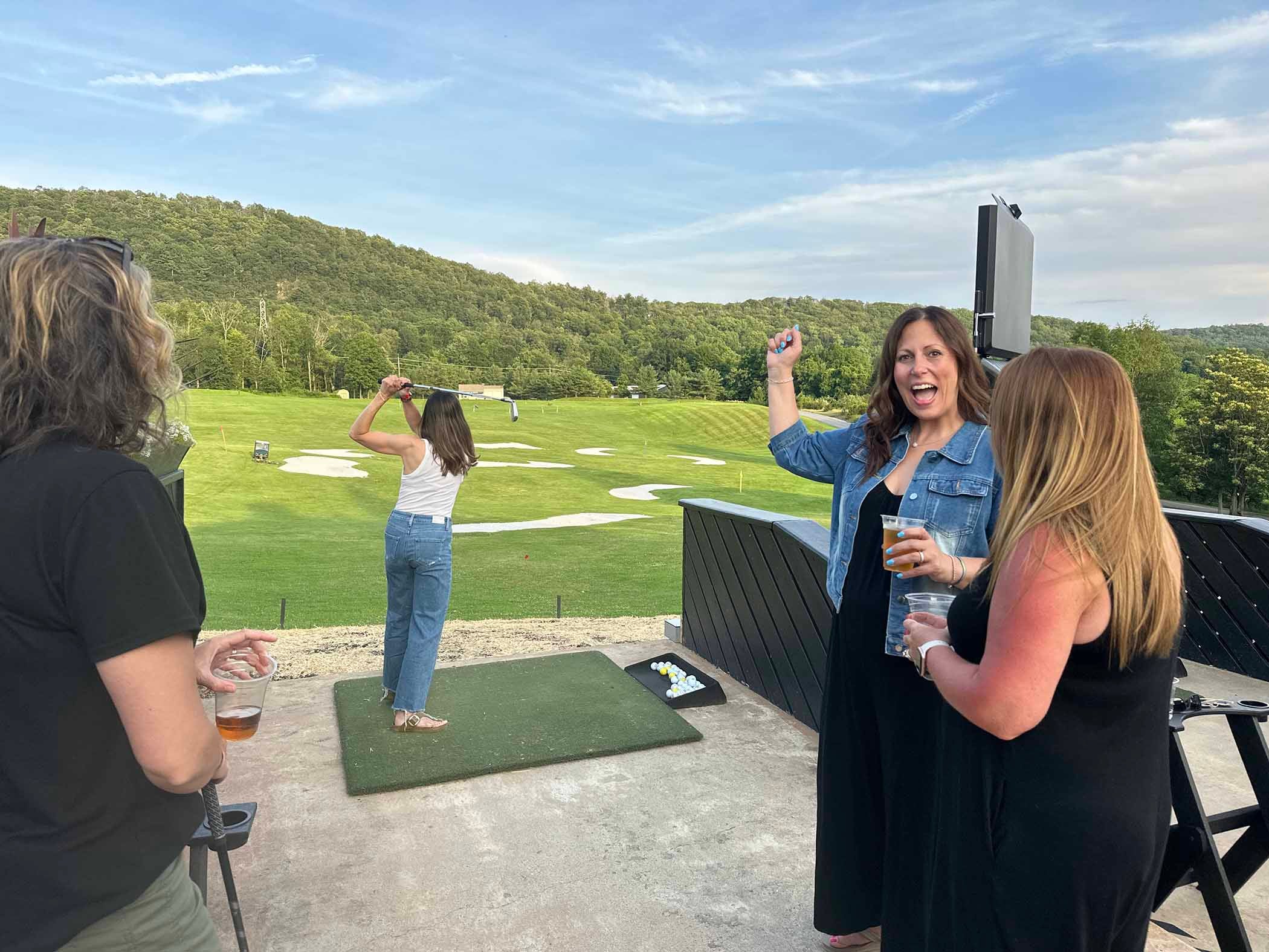 Black Bear trackman range.