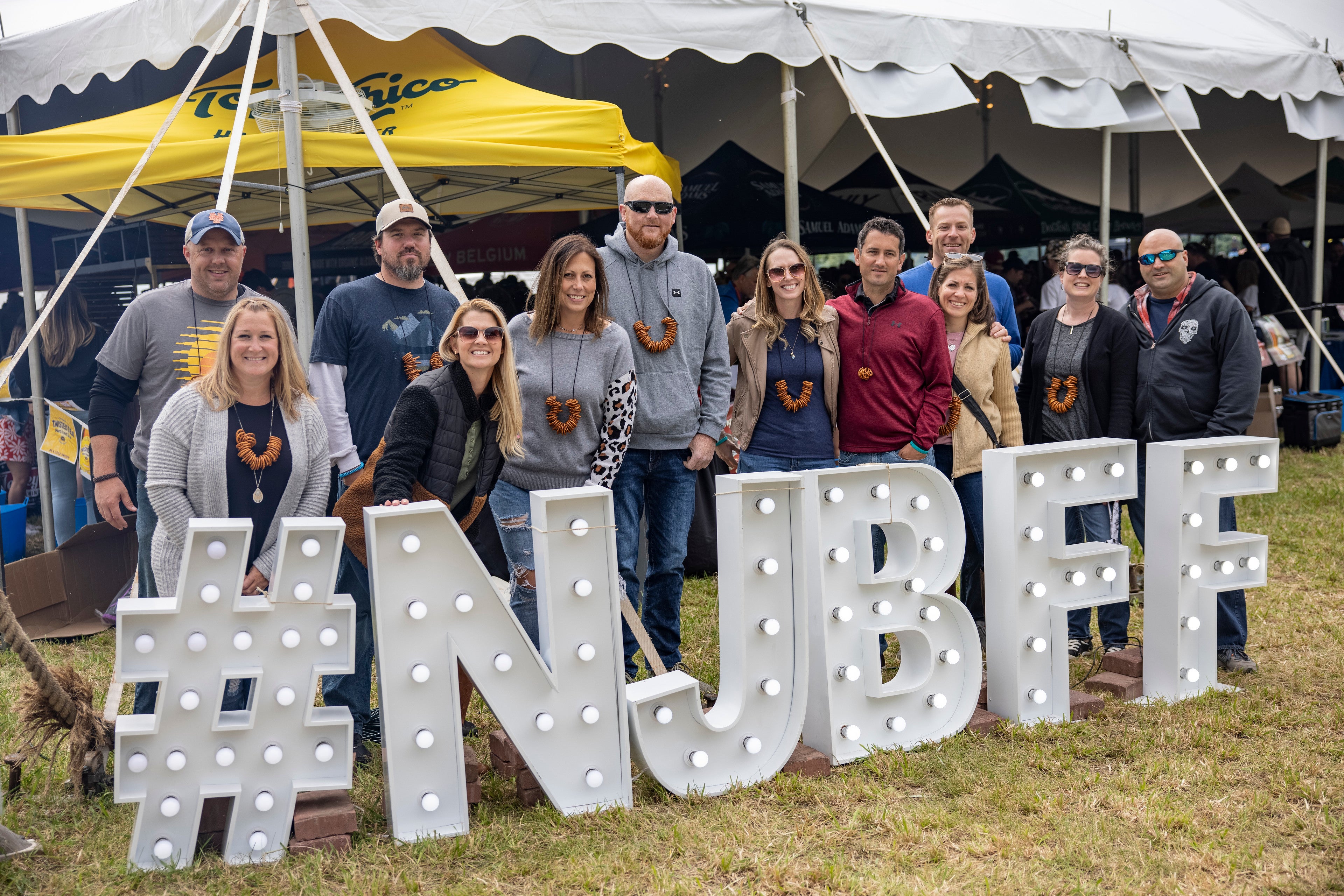 People posing with NJBFF Sign at NJBFF