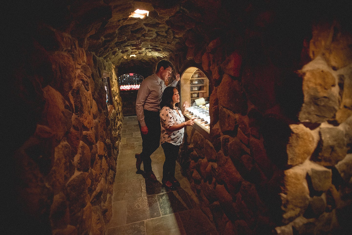 Wine cellar tour