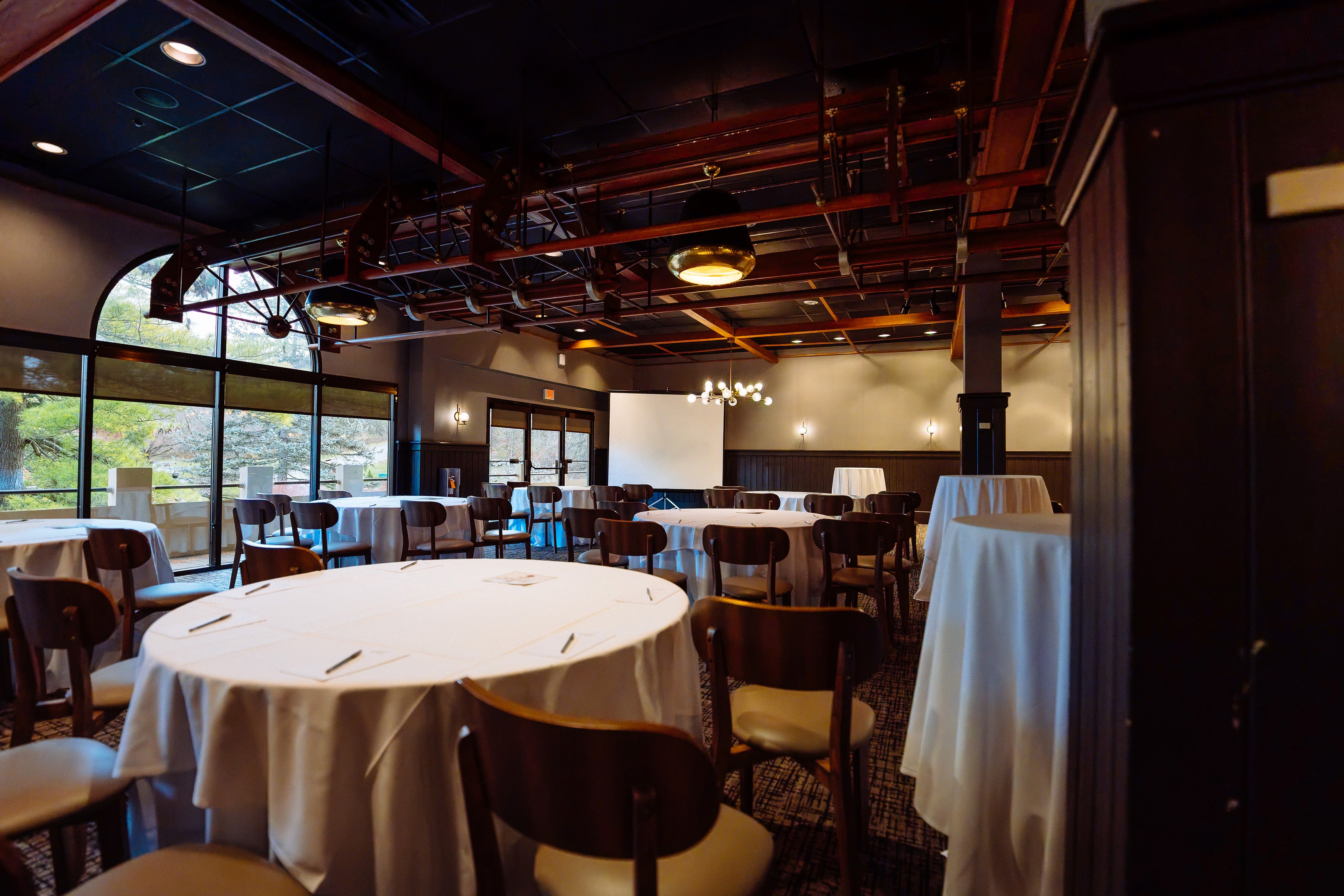 Copper meeting room at Minerals Hotel.