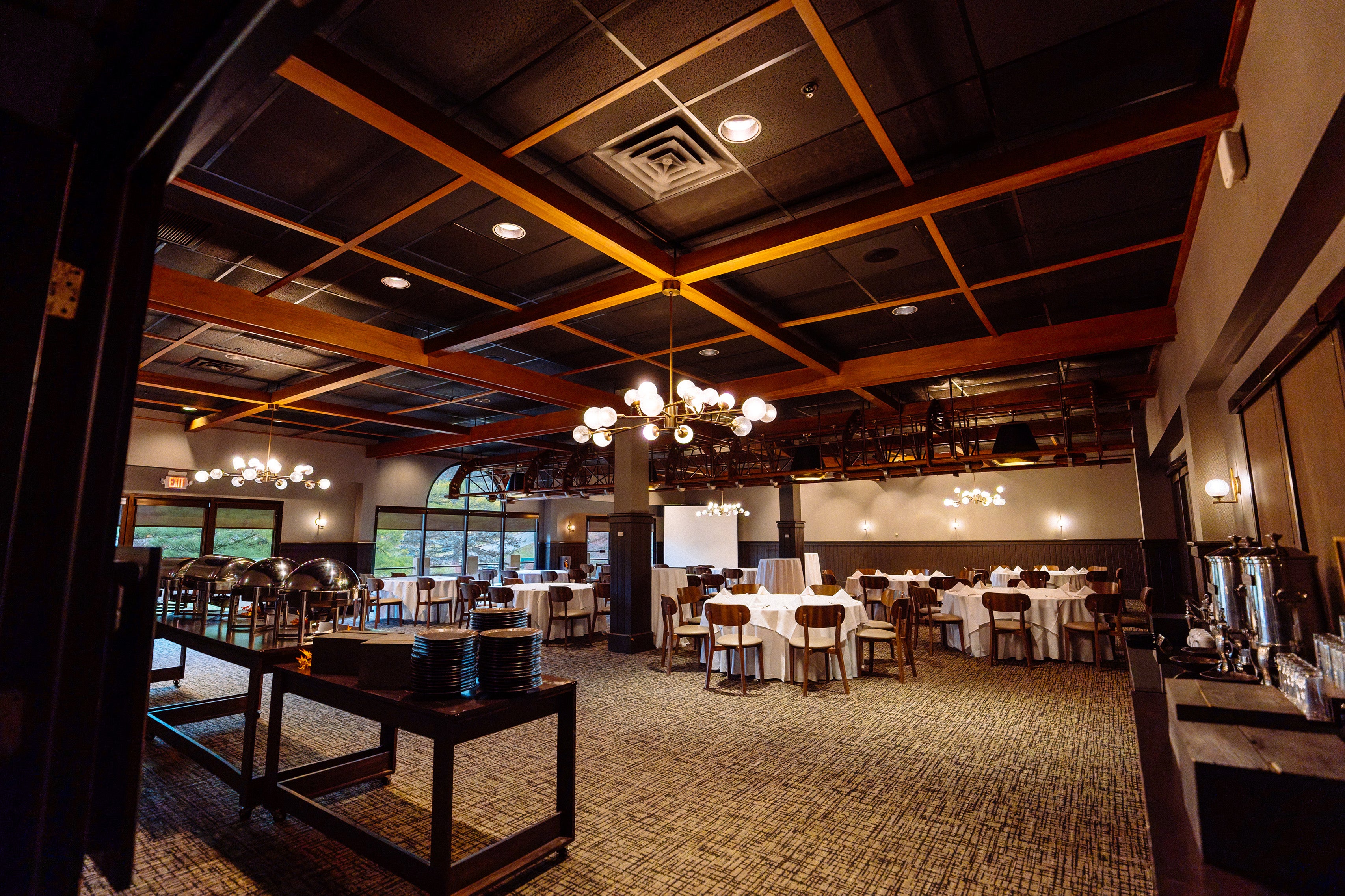 Copper meeting room at Minerals Hotel.