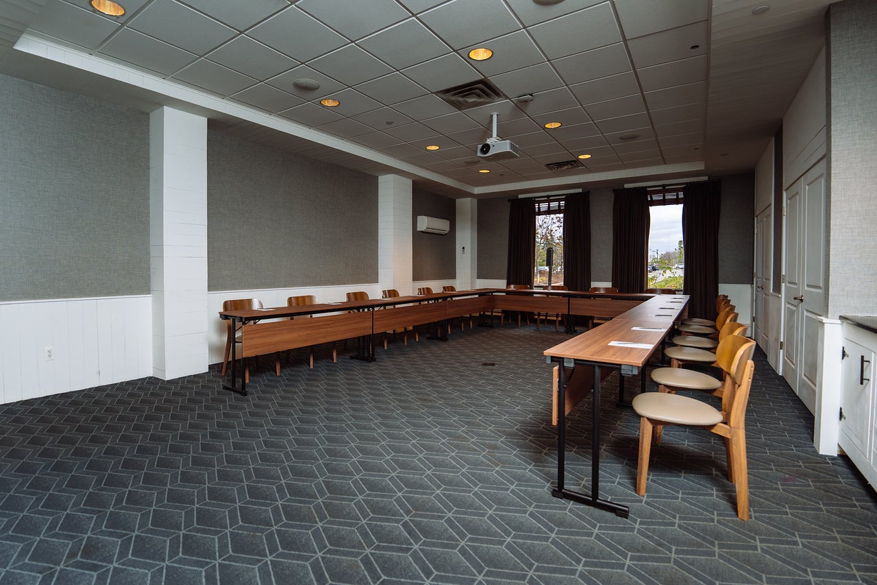 Amber Meeting Room at Minerals Hotel.