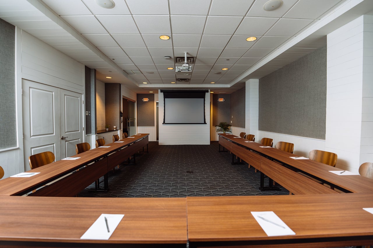 Amber Meeting Room at Minerals Hotel.