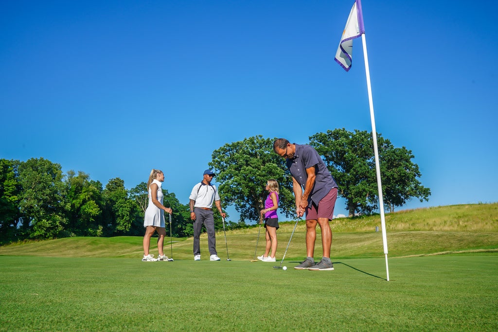 Golfers on Wild Turkey Course