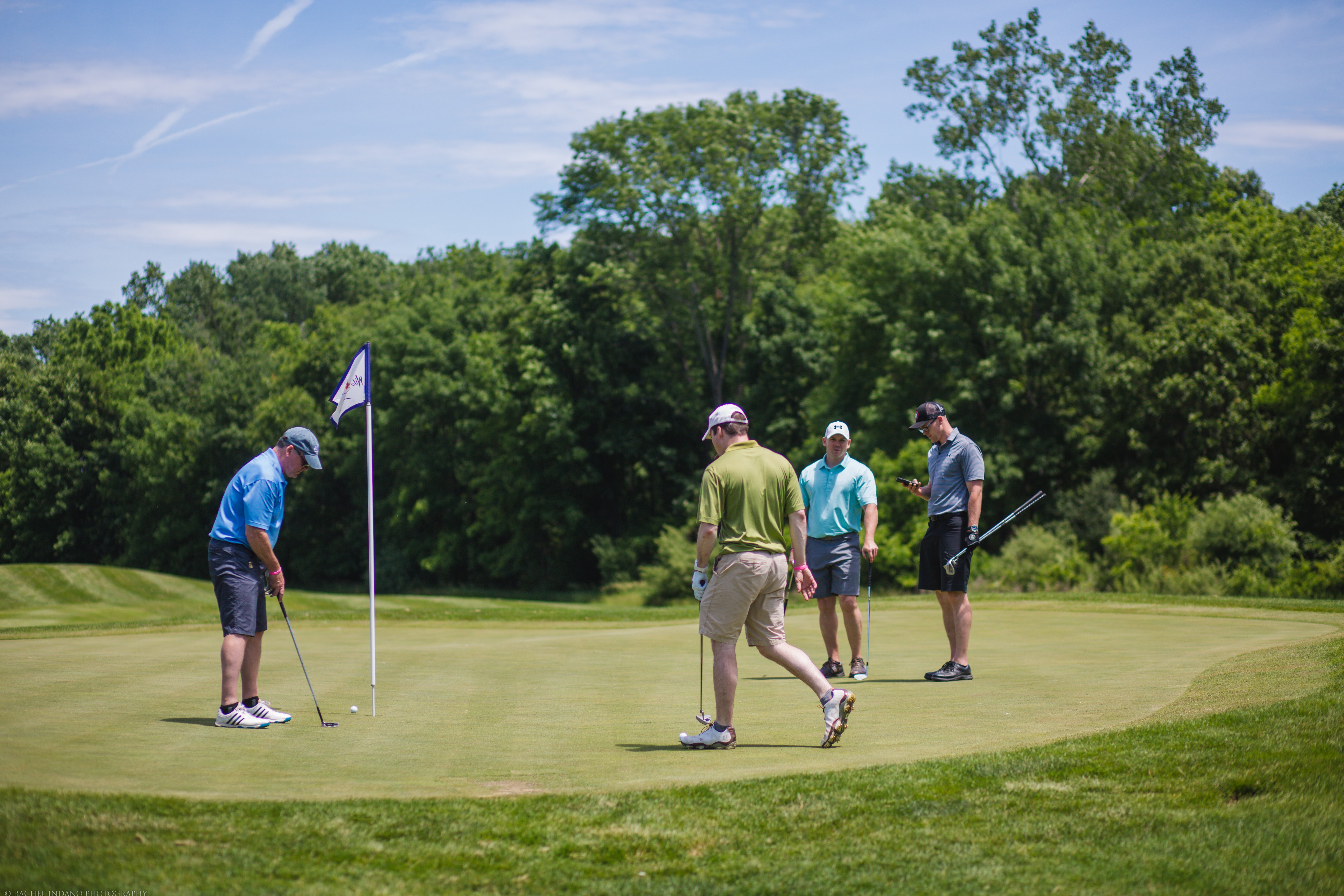 Golfers on Wild Turkey Course