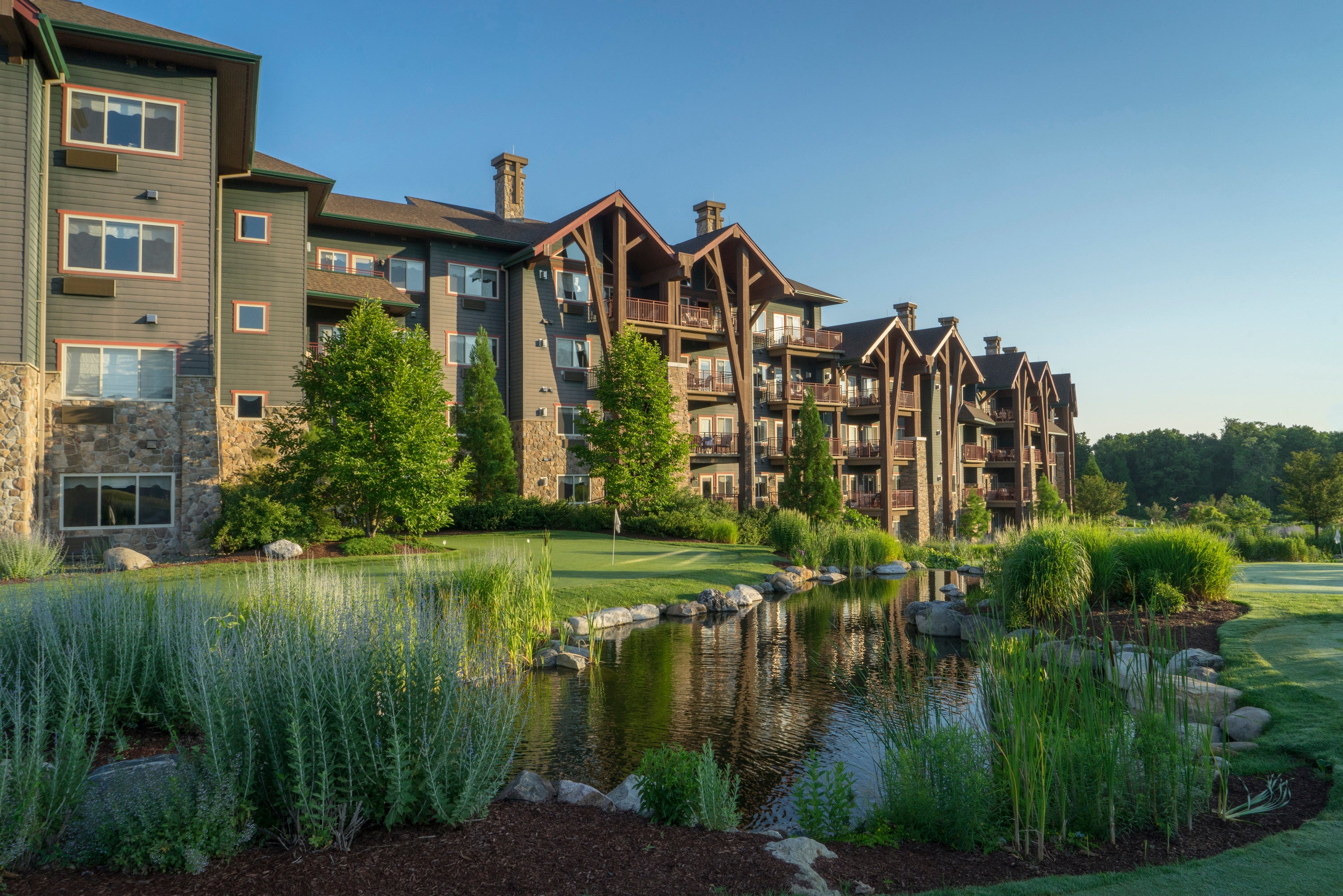 Pond Outside Grand Cascades