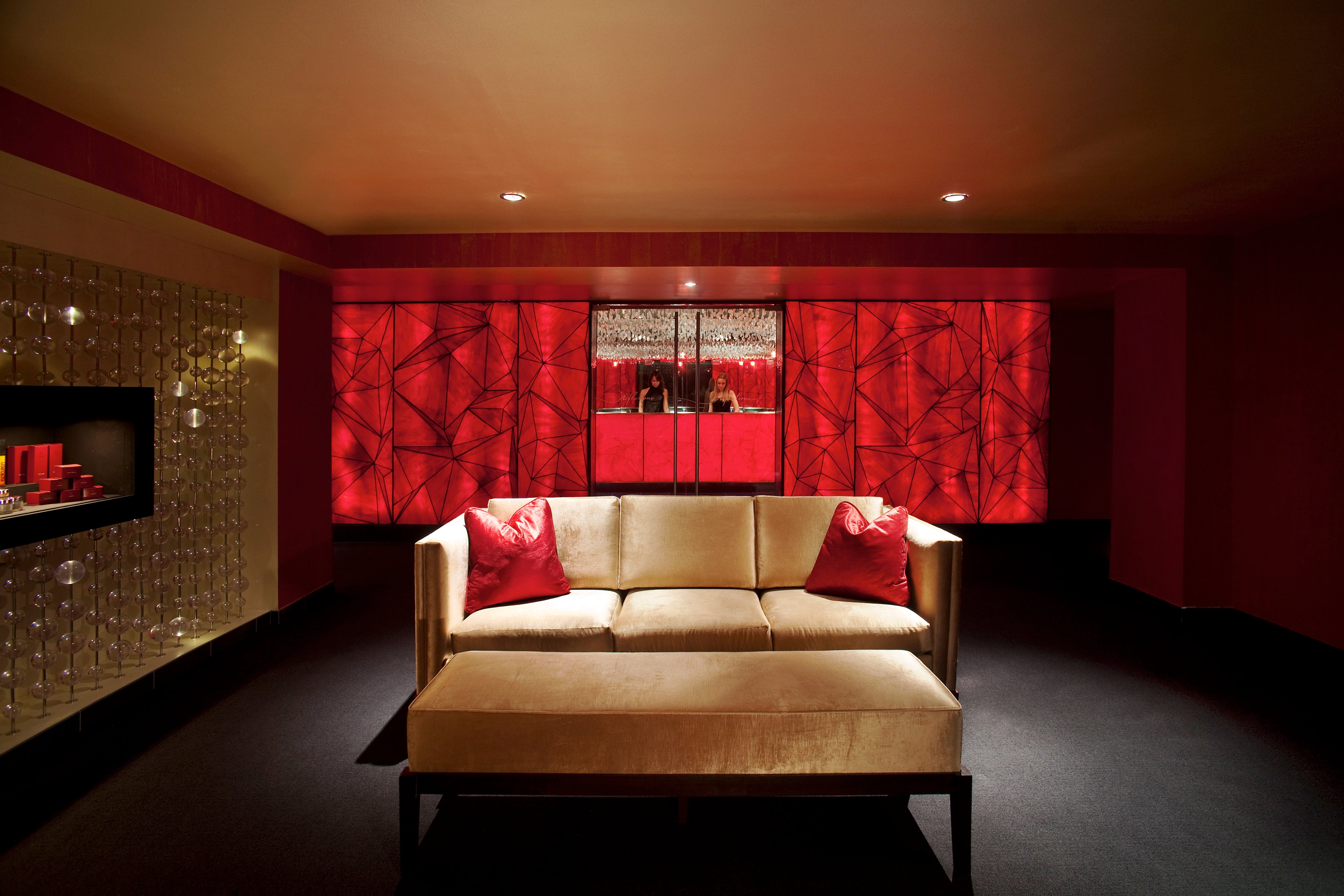 Reflections Spa waiting area.