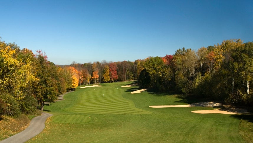 A view of the fairway from the 3rd hole at Black Bear Golf course