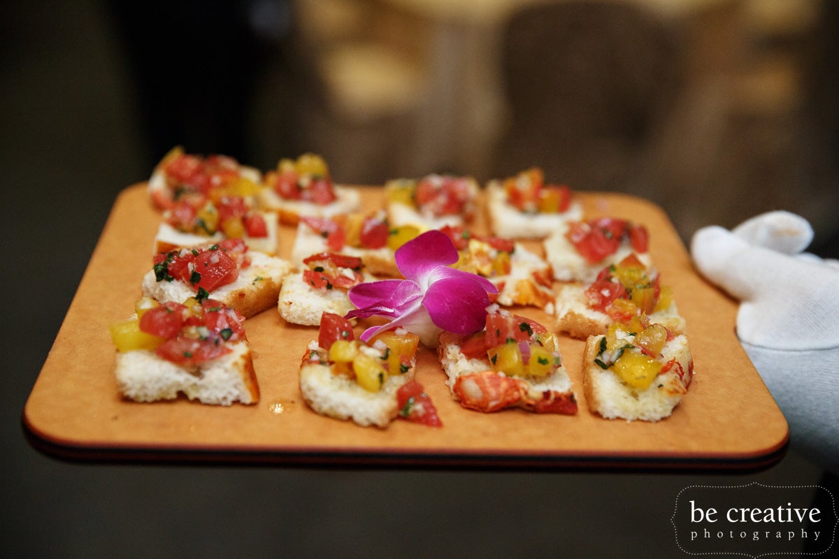 Cocktail hour hors d'oeuvres