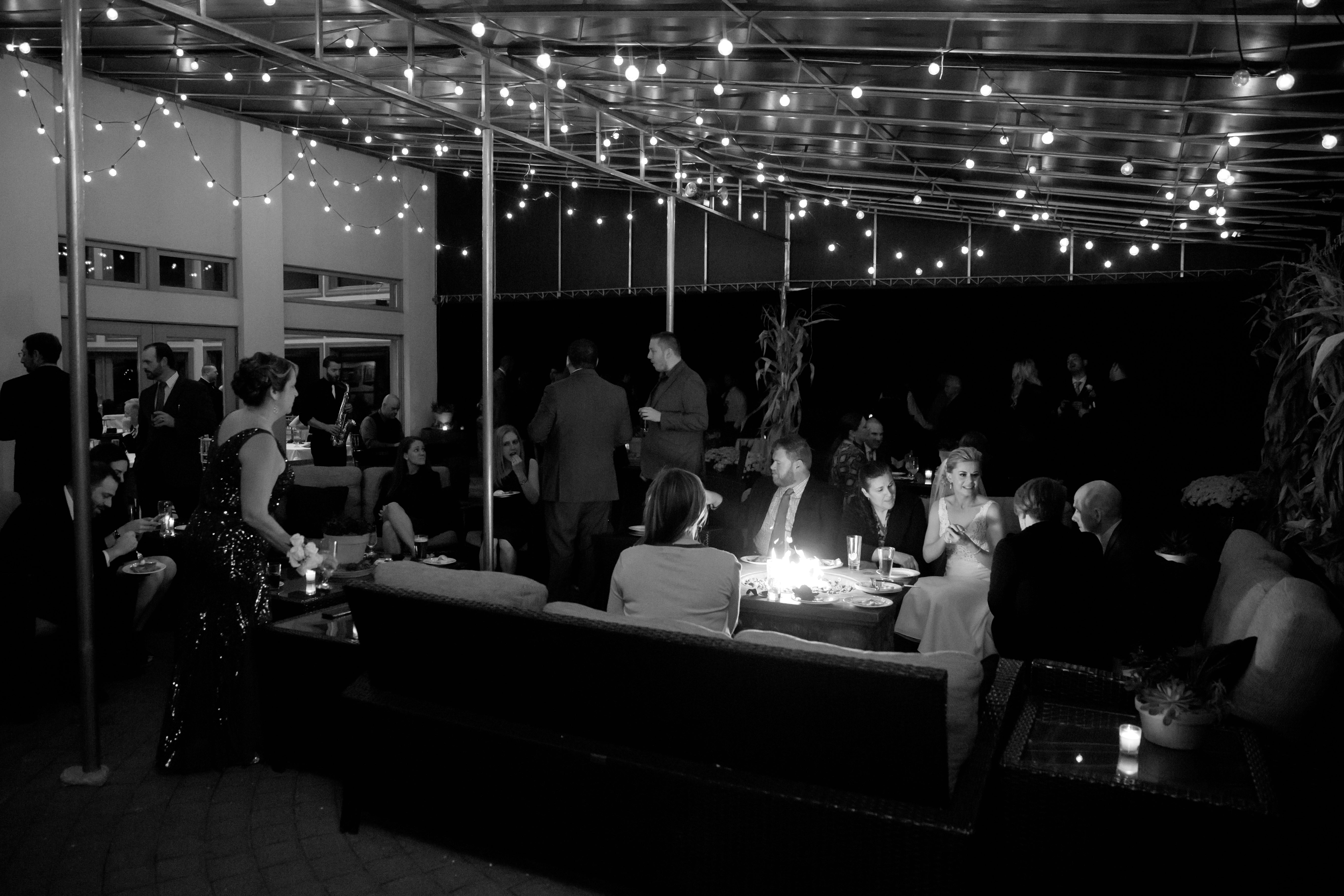 Outdoor sitting area at Black Bear Golf Club