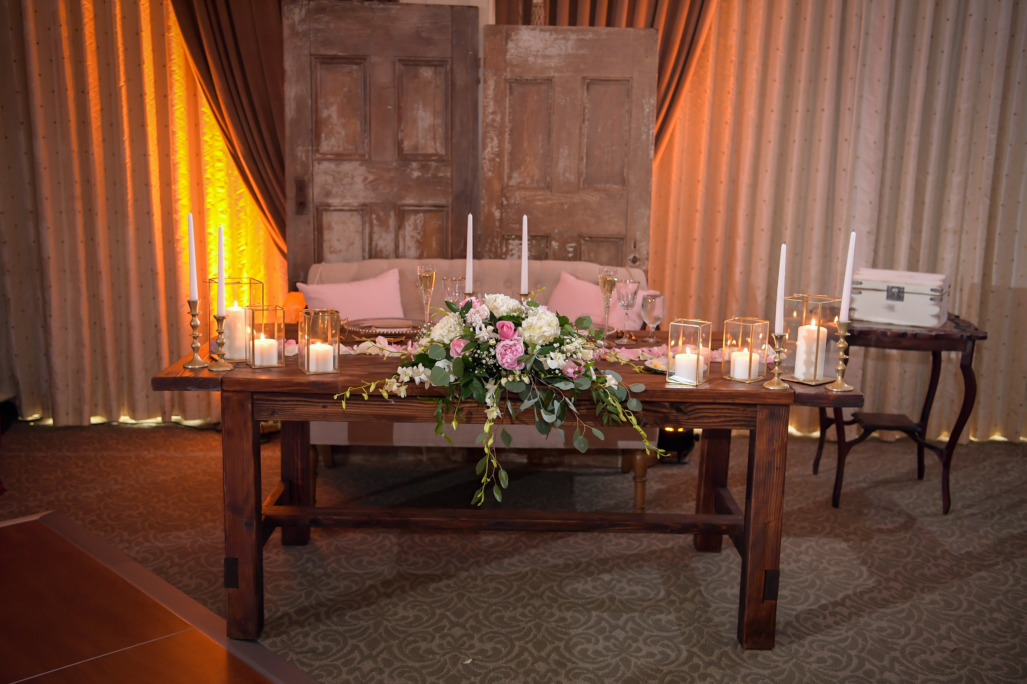Sweetheart table in Diamond Ballroom