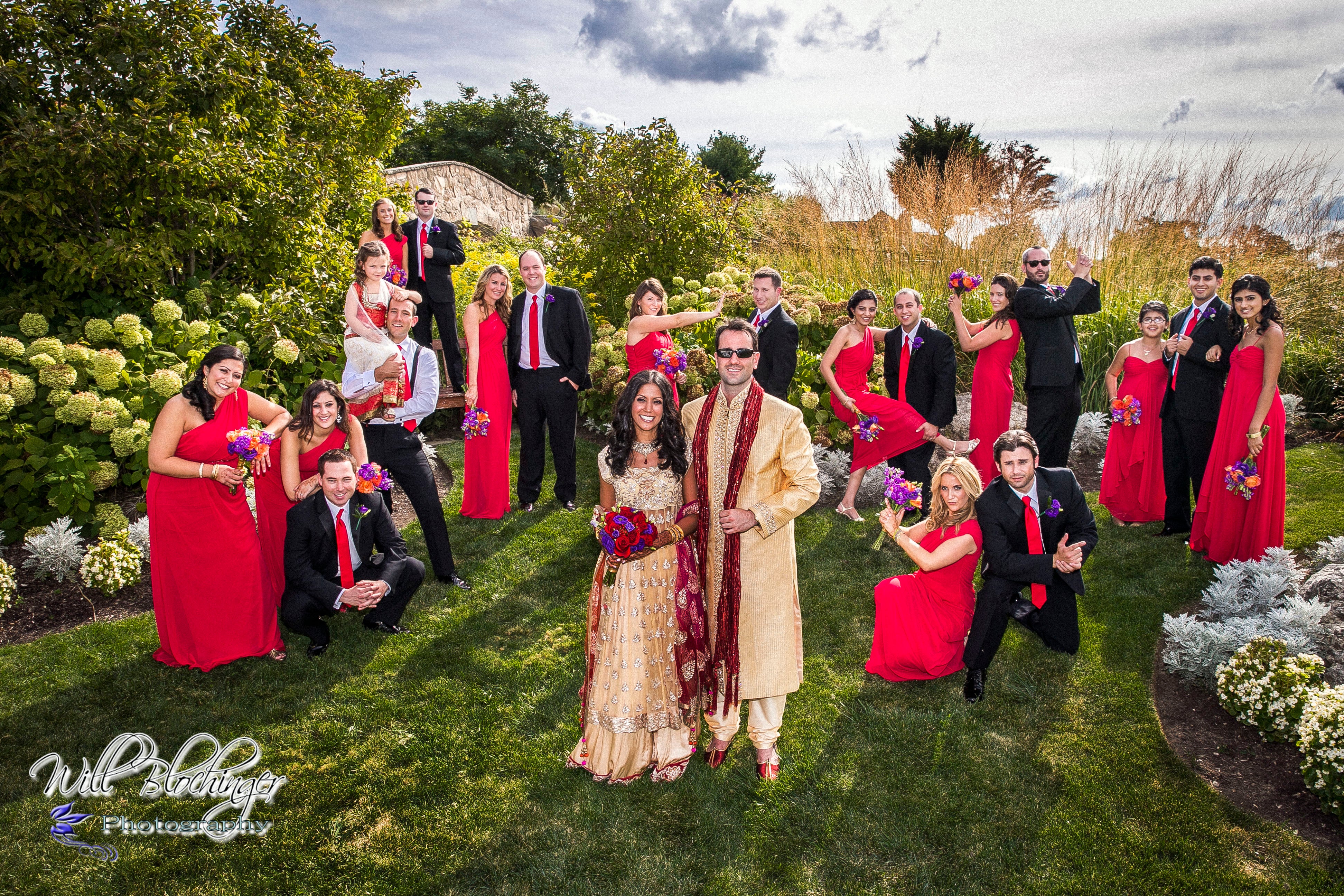 Indian wedding party