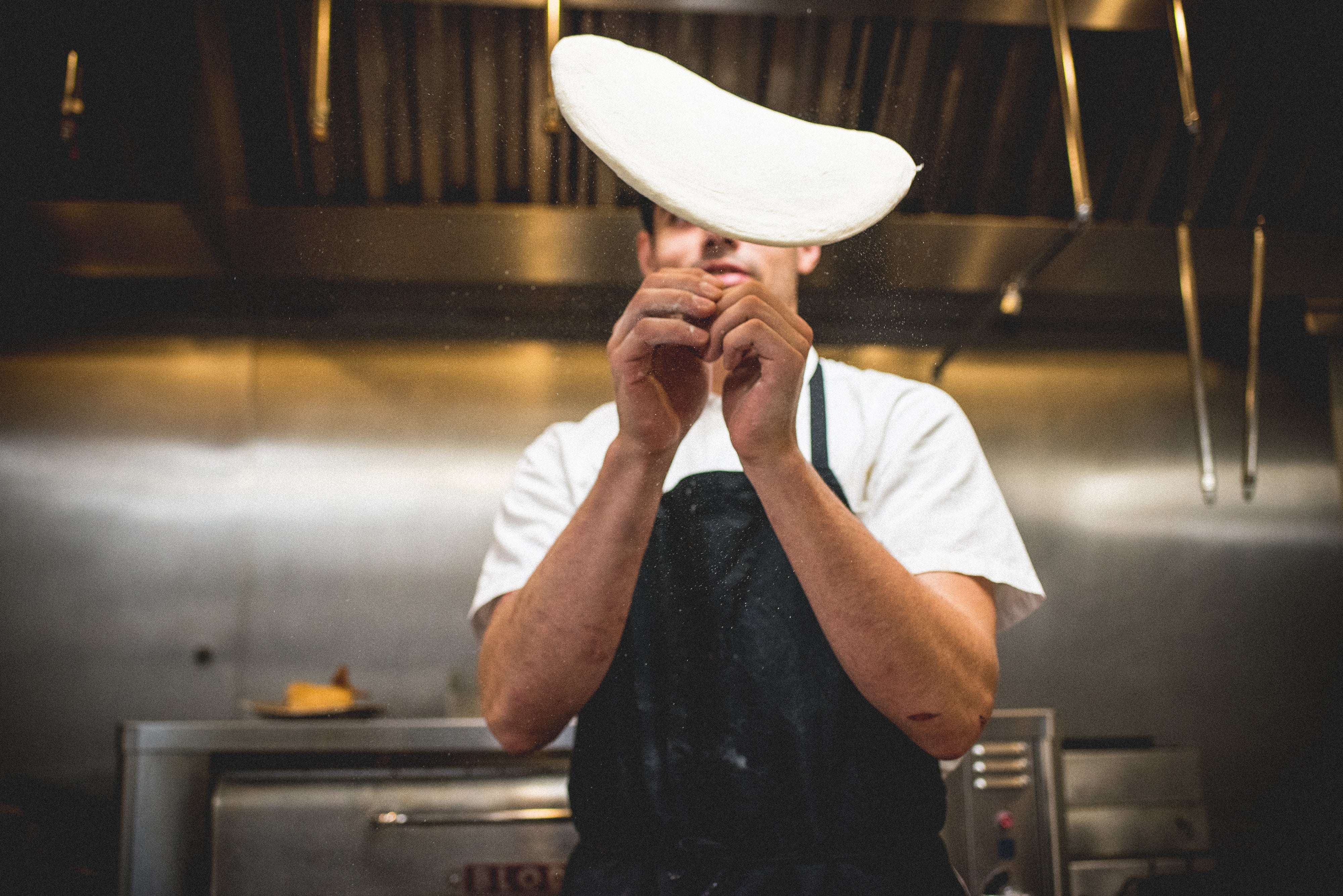 Pizza Prepping at Springs Bistro Kitchen