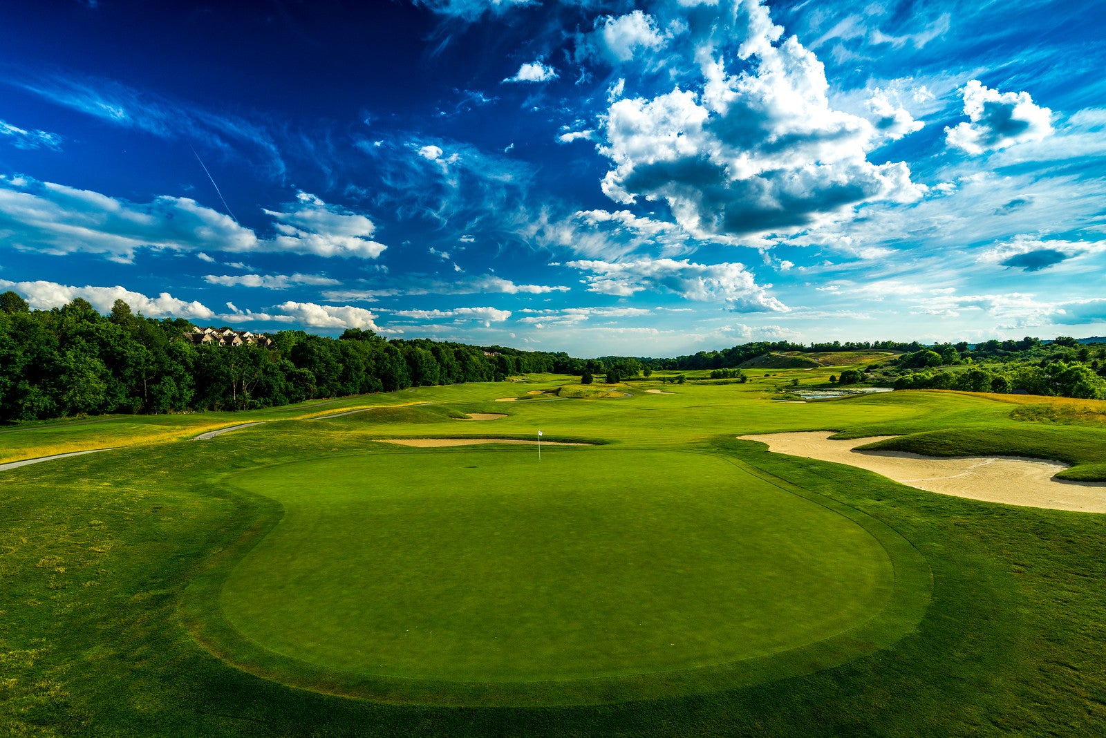 Hole 17 at Wild Turkey Golf Club at Crystal Springs Resort