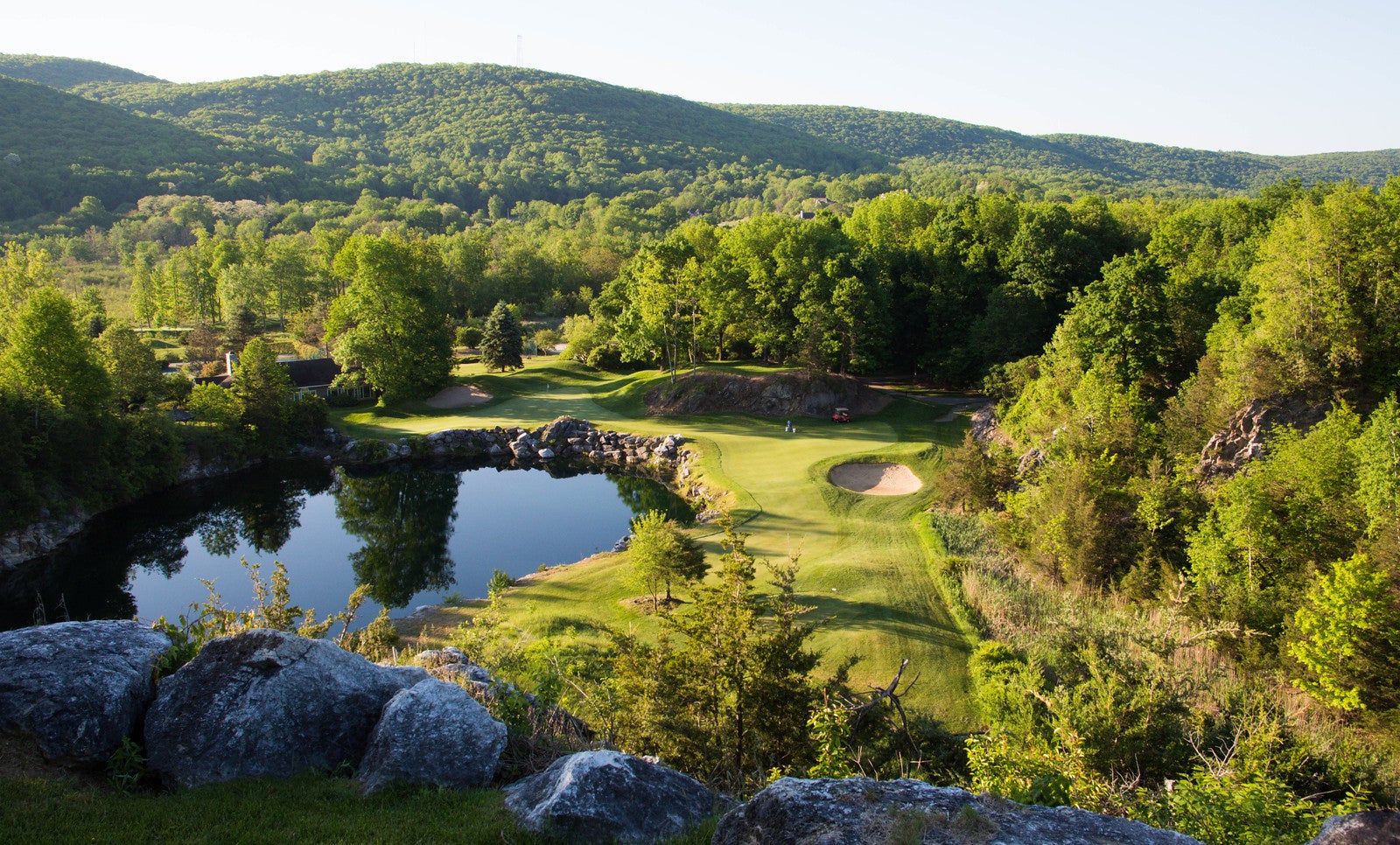 A view from the 11th hole at the Crystal Springs golf course