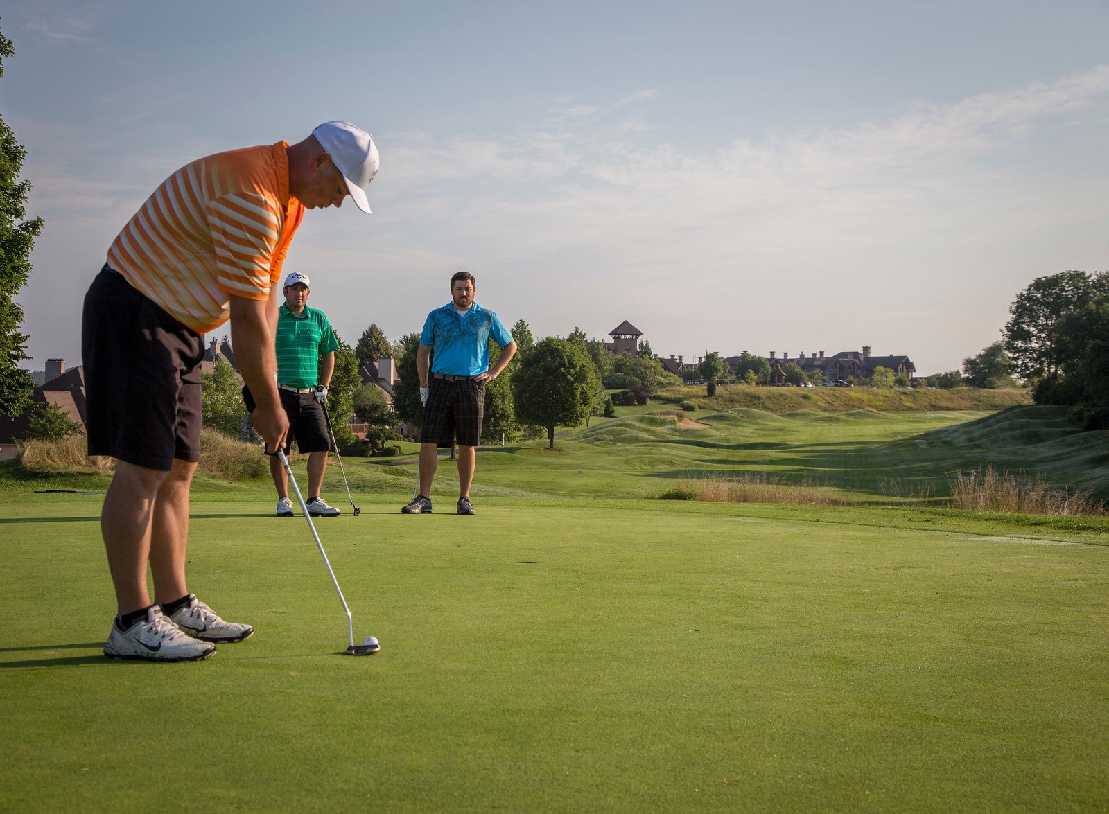 1st green on the Crystal Springs Golf Course