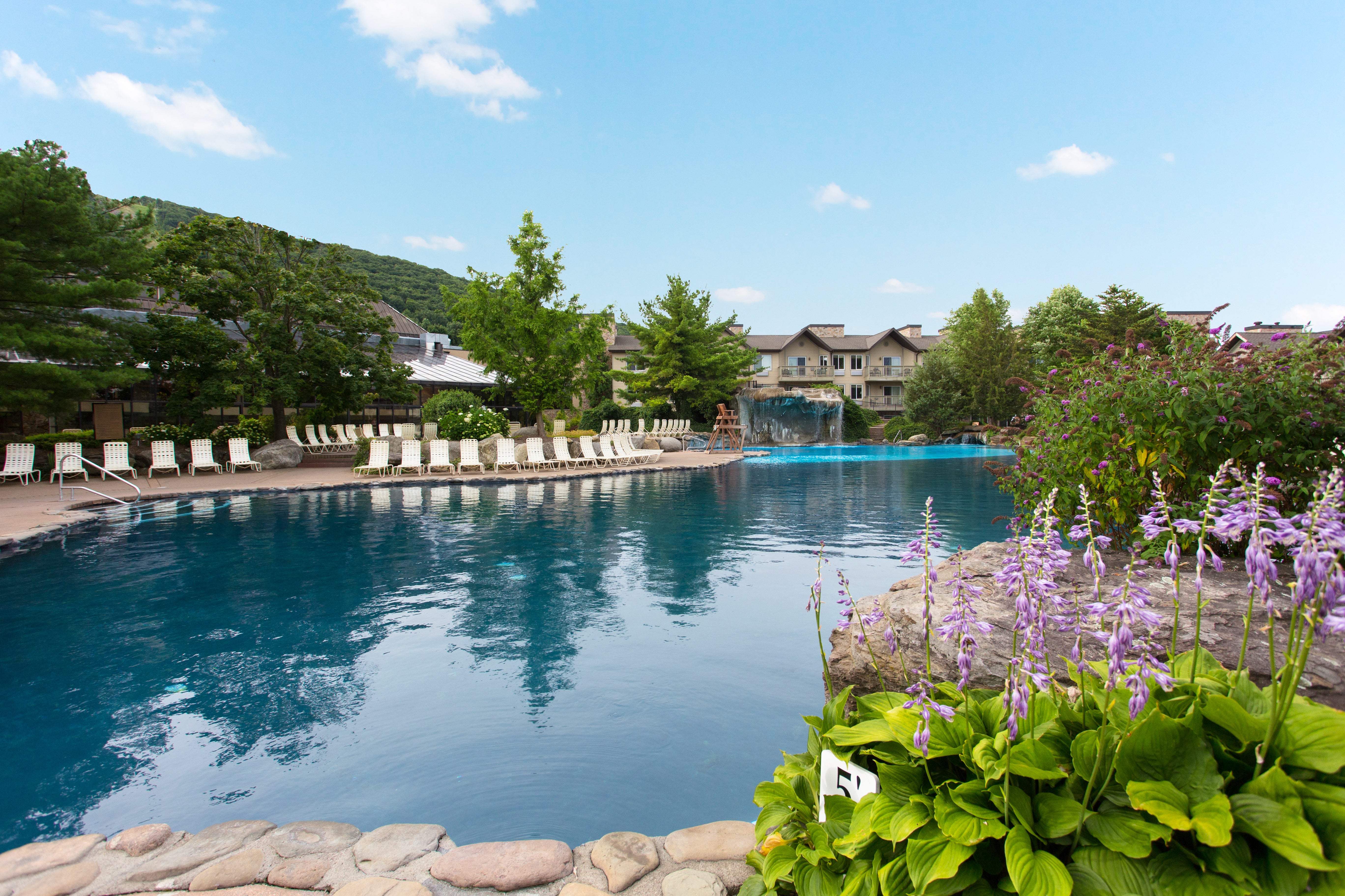 Beautiful Outdoor Pool at Minerals Hotel