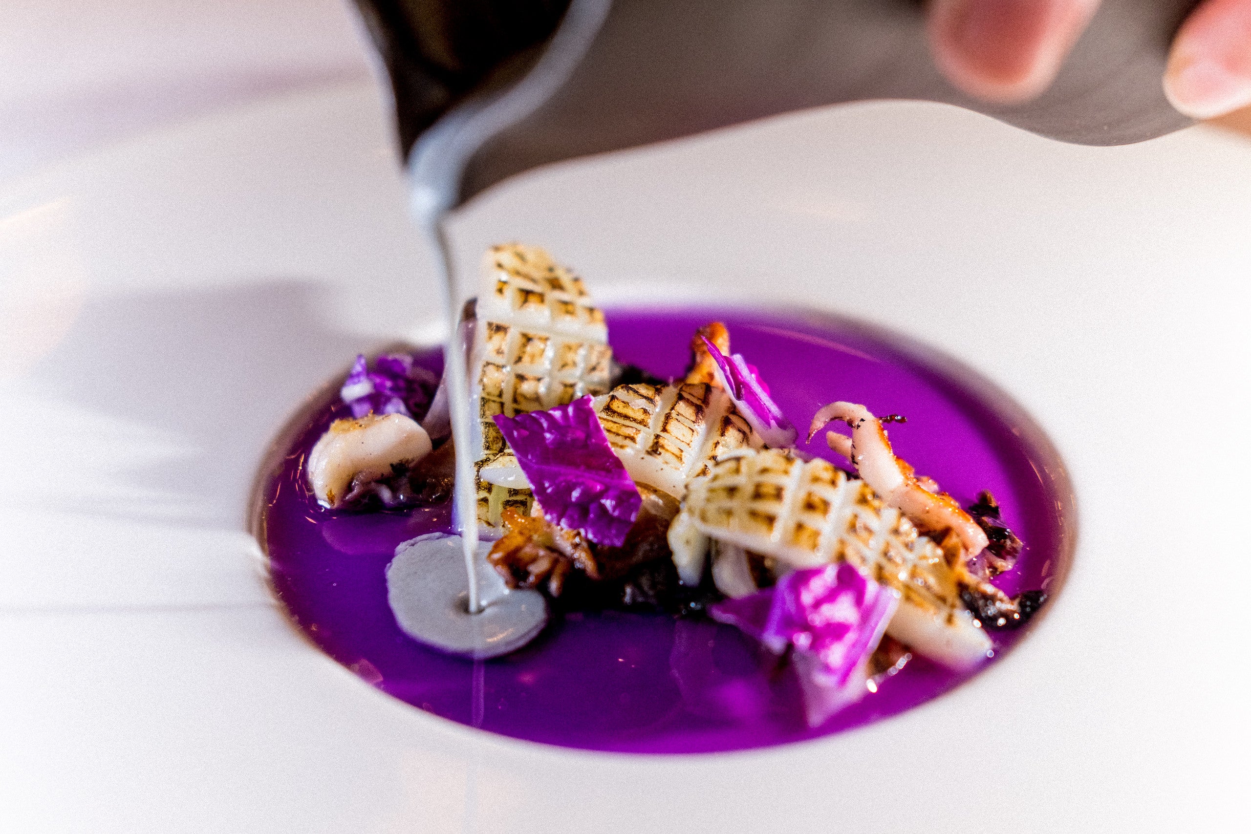 Restaurant Latour's Cuttlefish Entrée