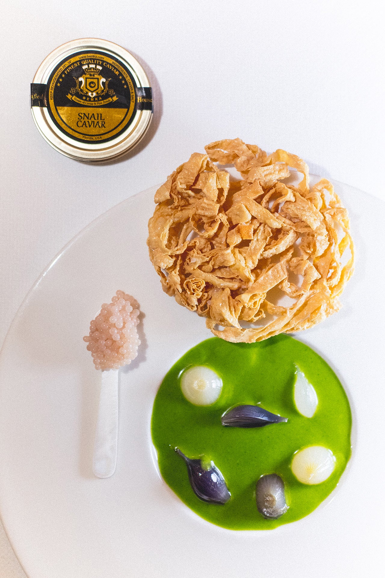 Escargot Caviar at Restaurant Latour