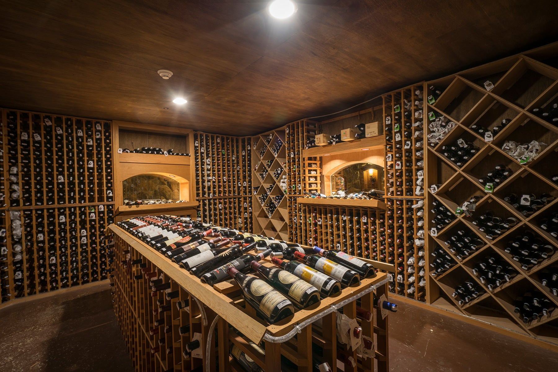 Wine Cellar Bottle Display
