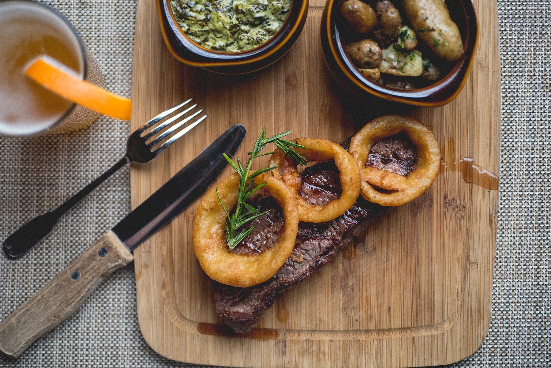 Steak Entrée at Kites Grille