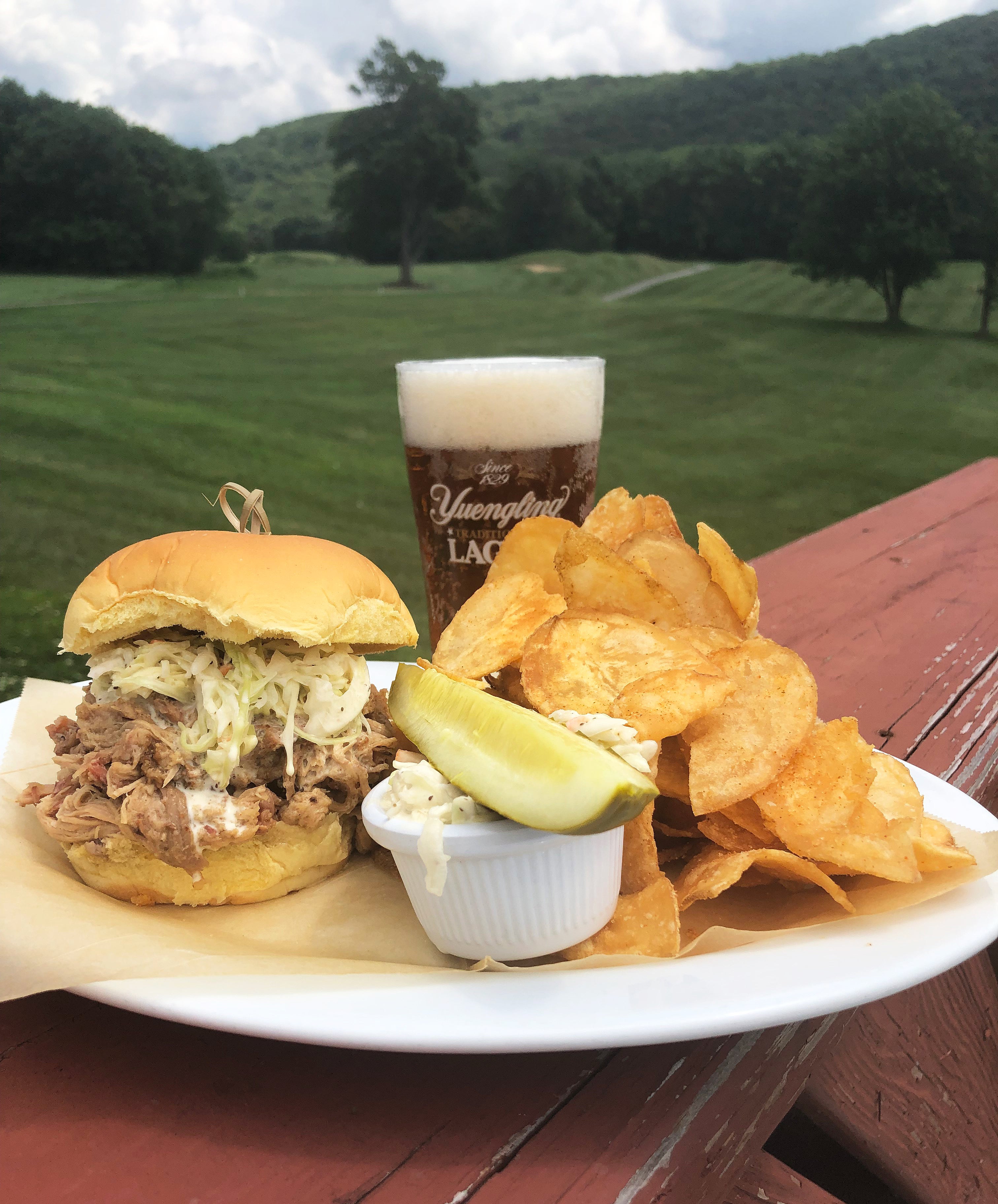 Pulled pork sandiwch