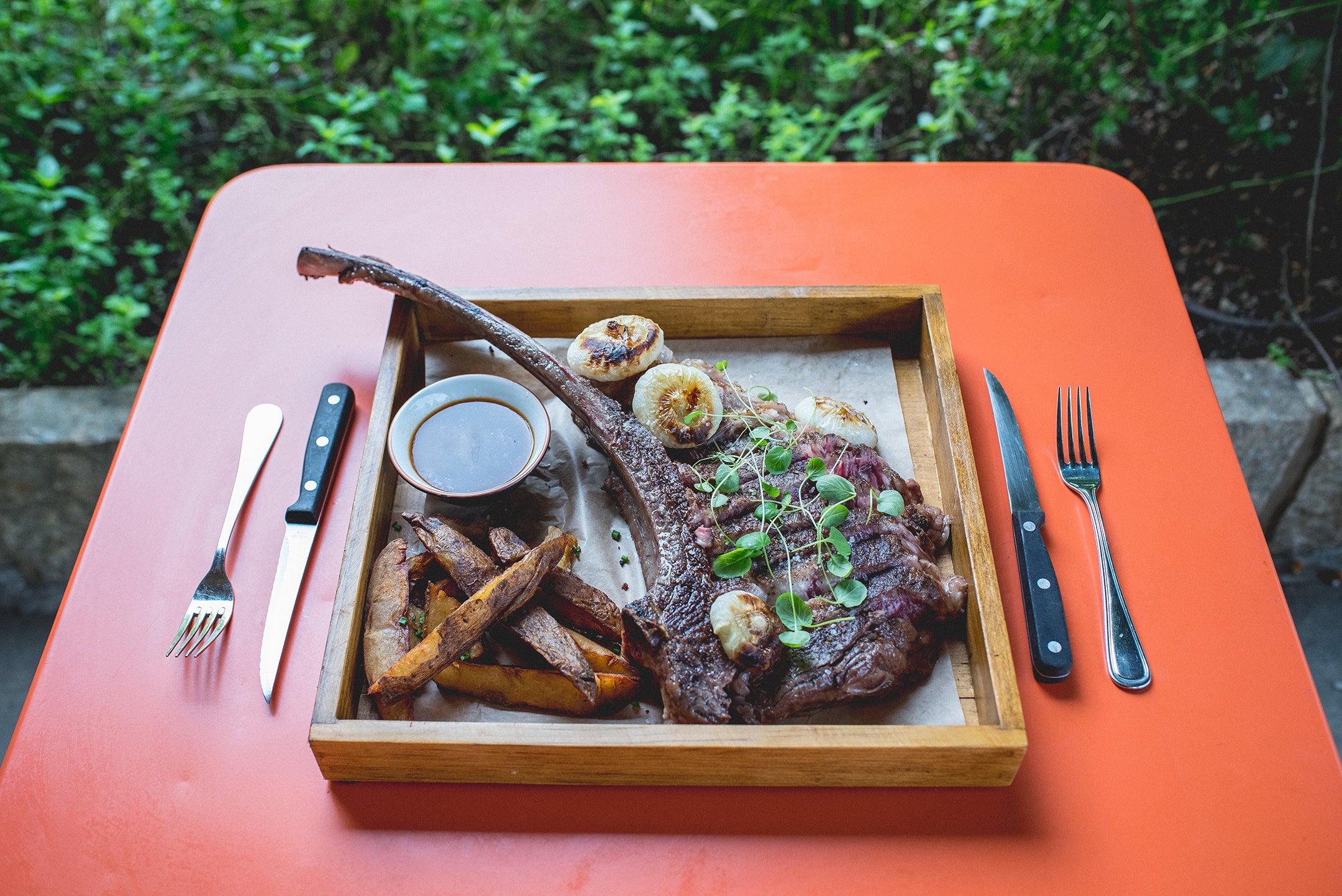 Chef's Garden Rib In Bone Steak