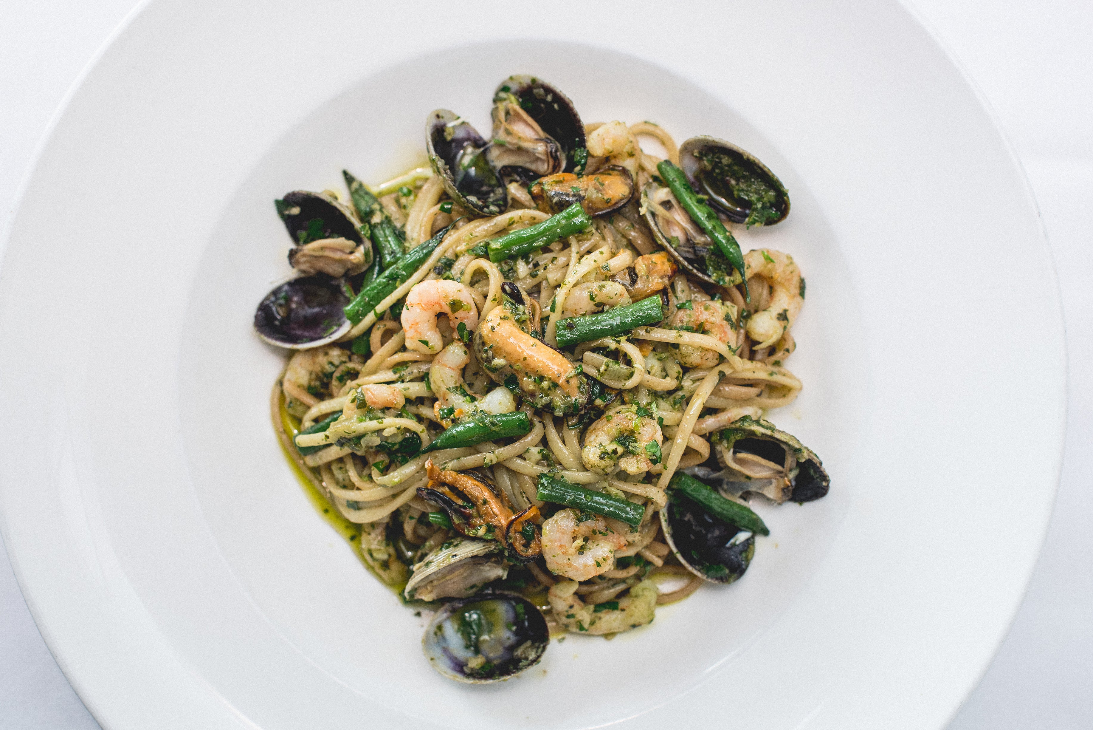 Springs Bistro Shellfish Linguini