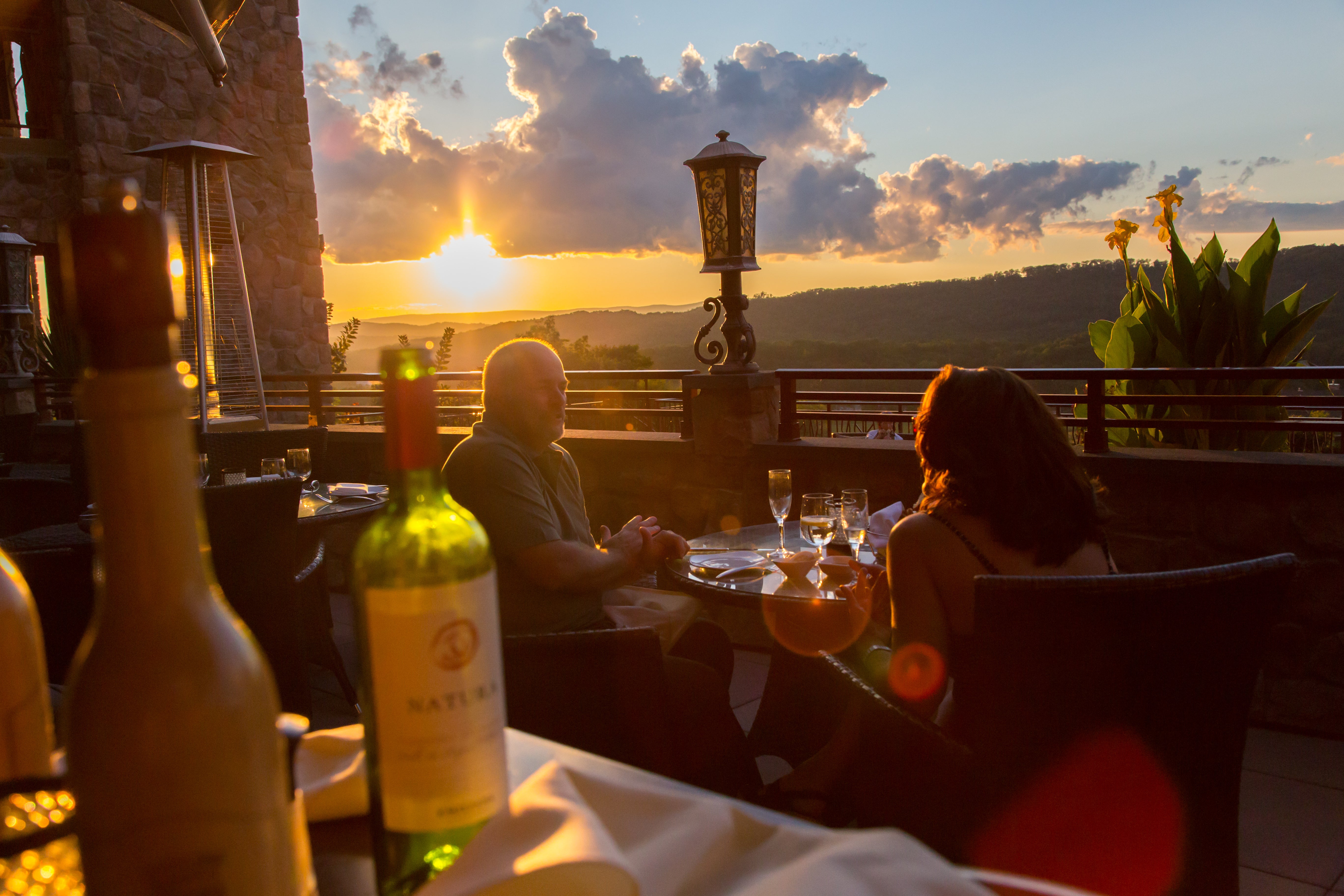 Sunset at Springs Bistro