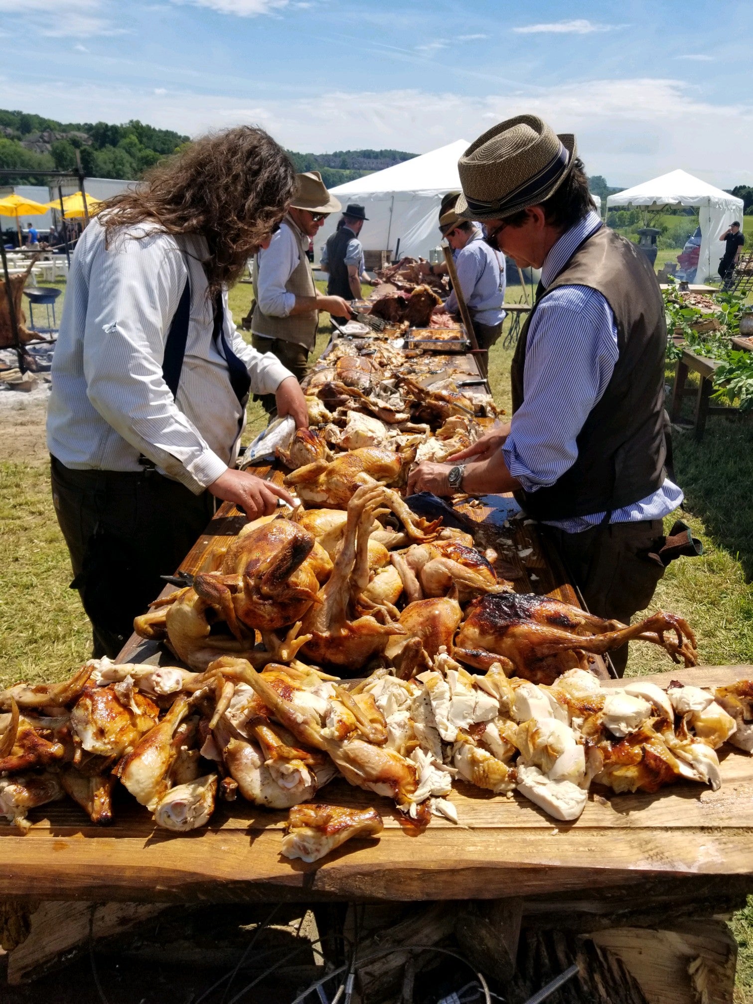 NJ Beer &amp; Food Fest Meat Display