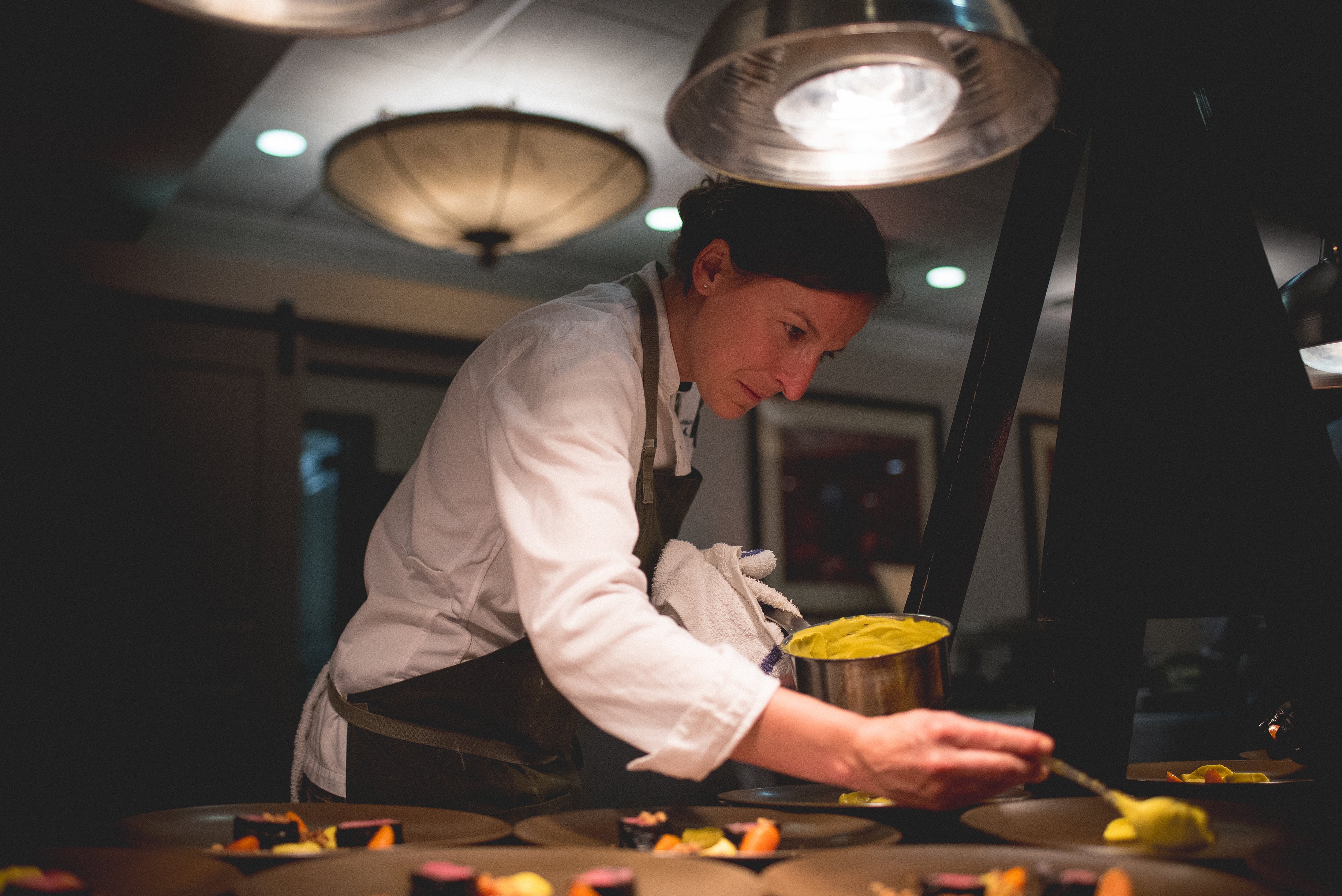 Food plating by Chef Aishling Stevens