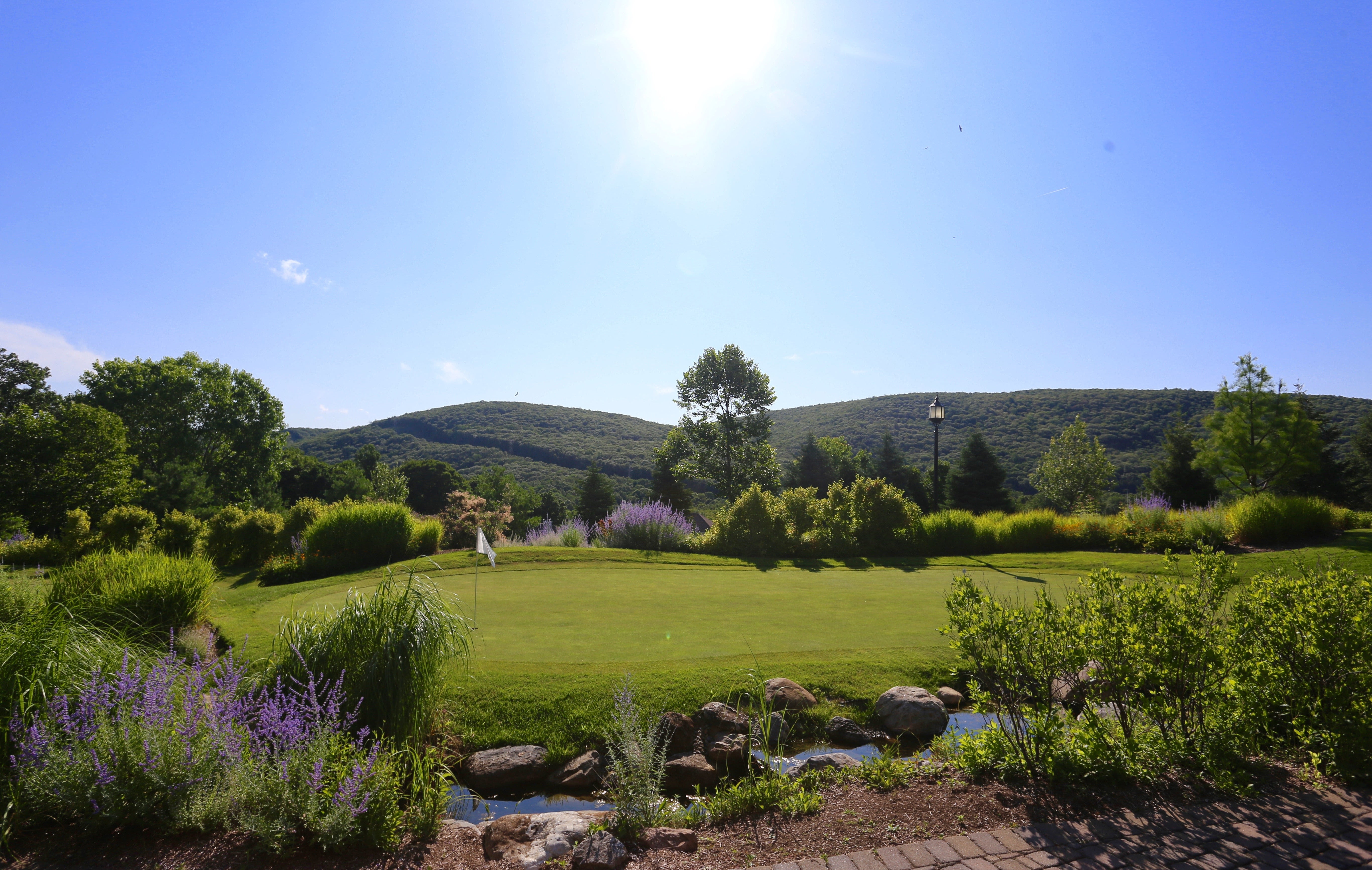 Natural Grass Putting Course at Crystal Springs Resort