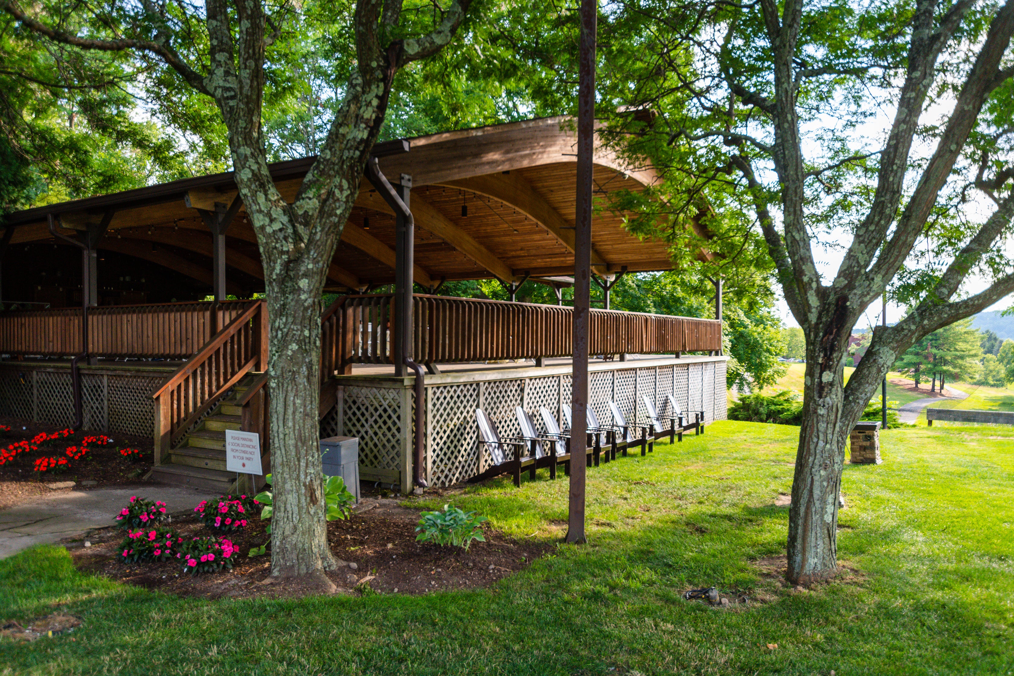 Exterior of Sweetgrass Pavilion