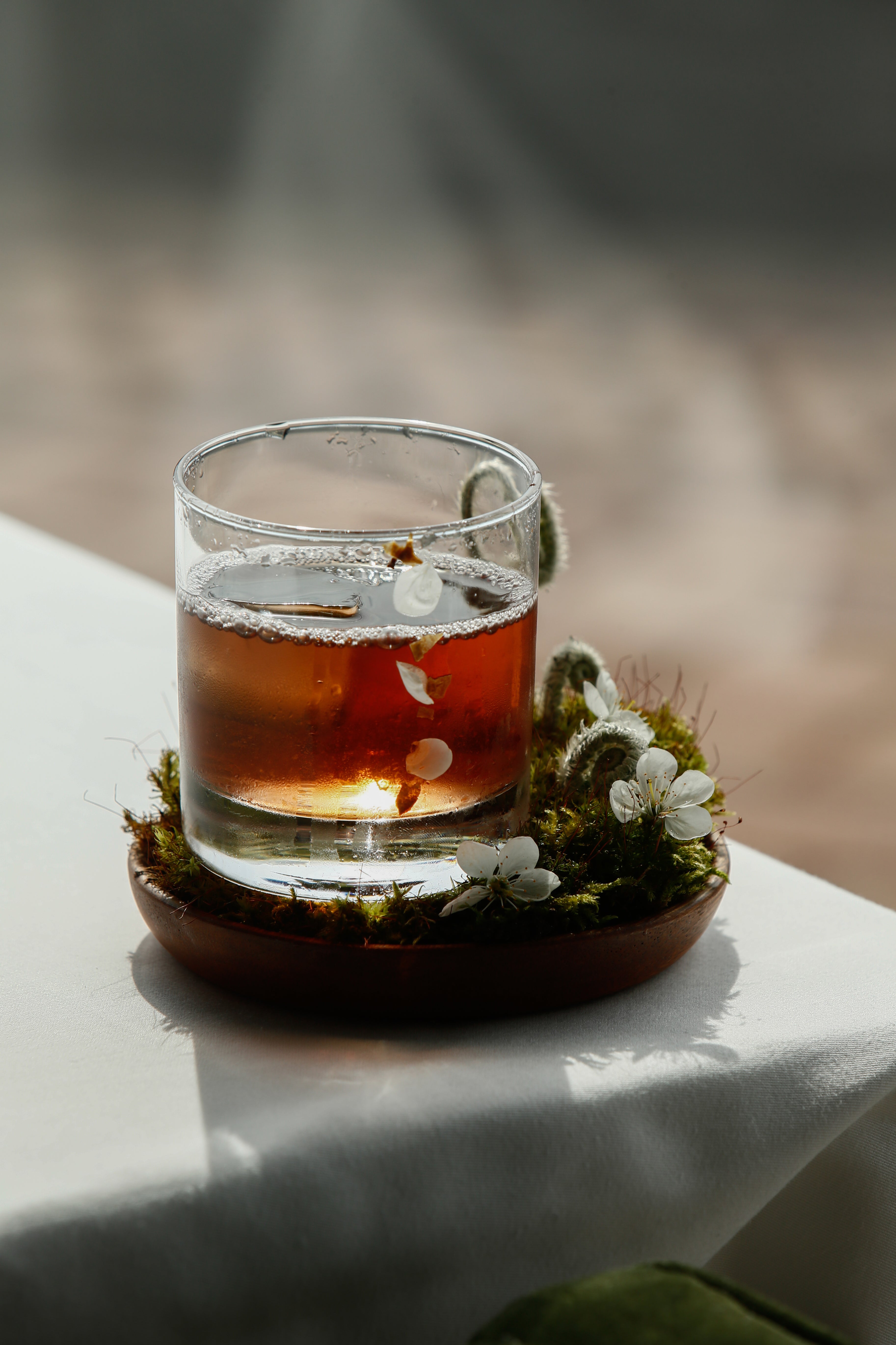 Foraged cocktail at Restaurant Latour