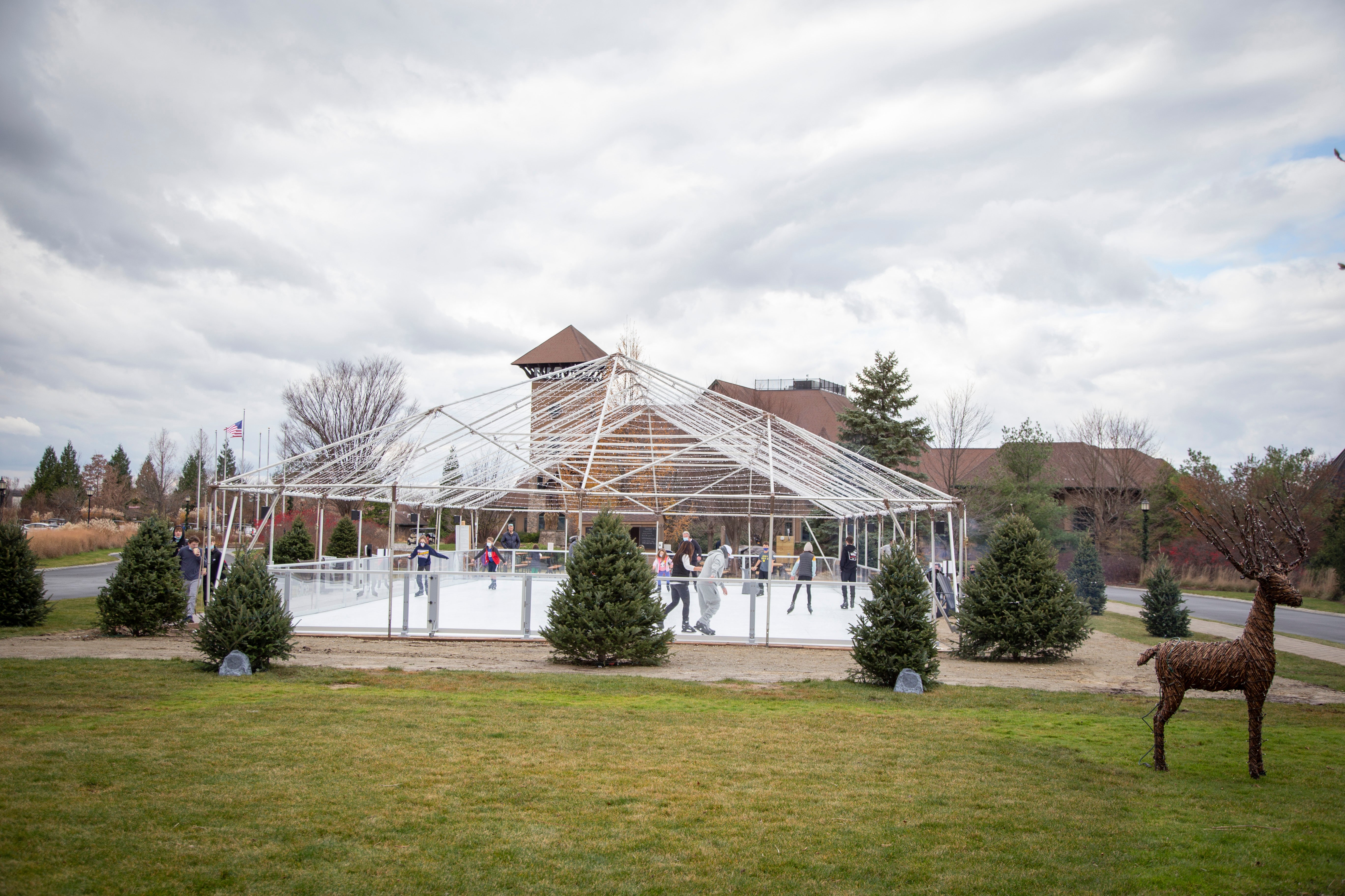Glice Skating Rink during the day.