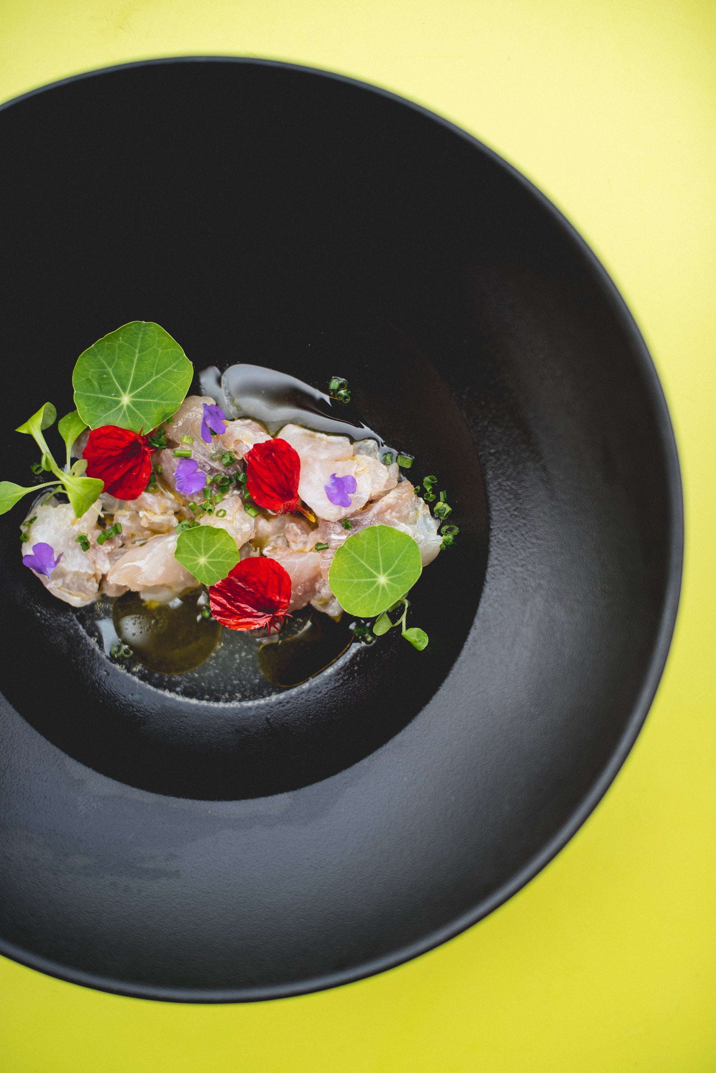 Chef's Garden Crudo Dish