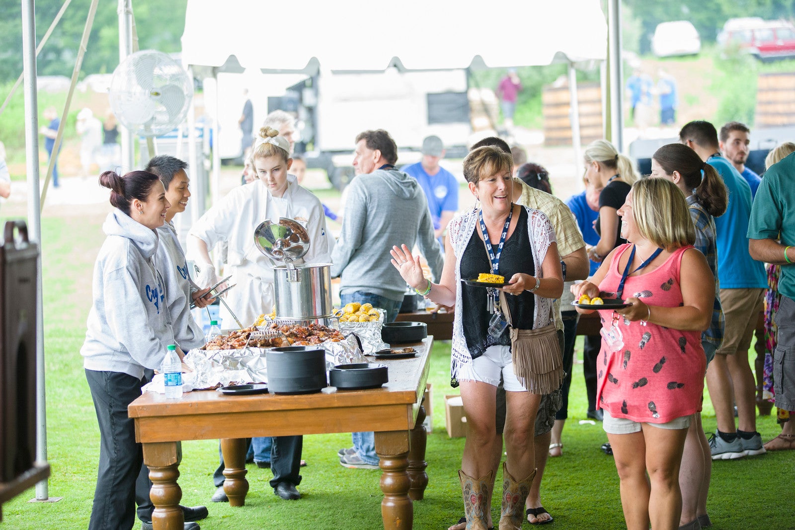 People enjoying NJ BeerFest Event at Crystal Springs Resort