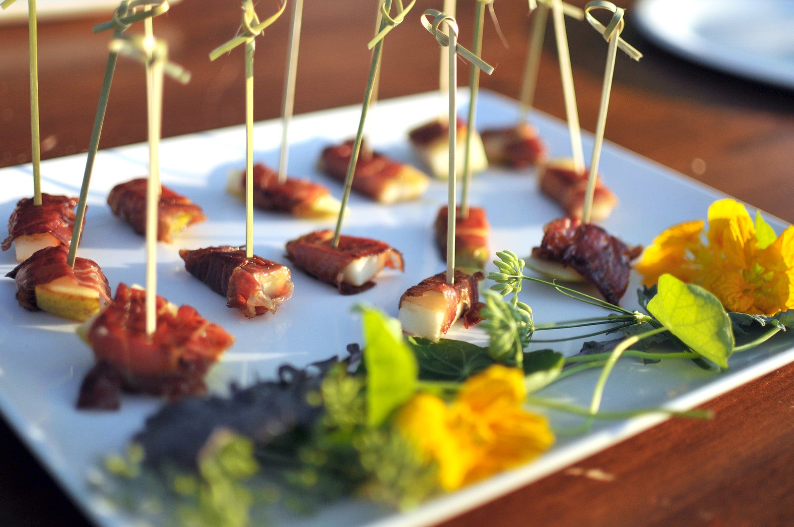 Appetizers to be served