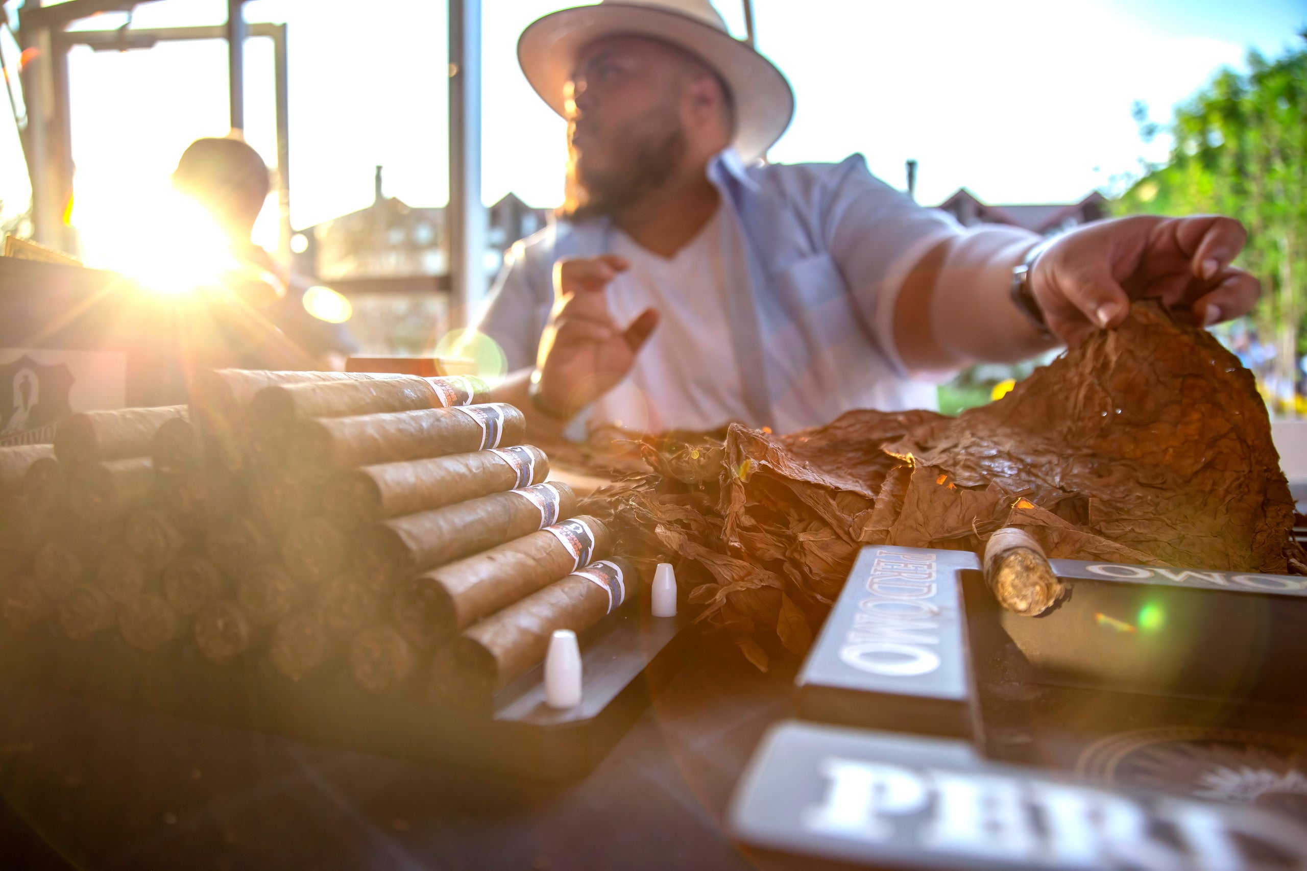 Cigar Roller at NJ PBA Event
