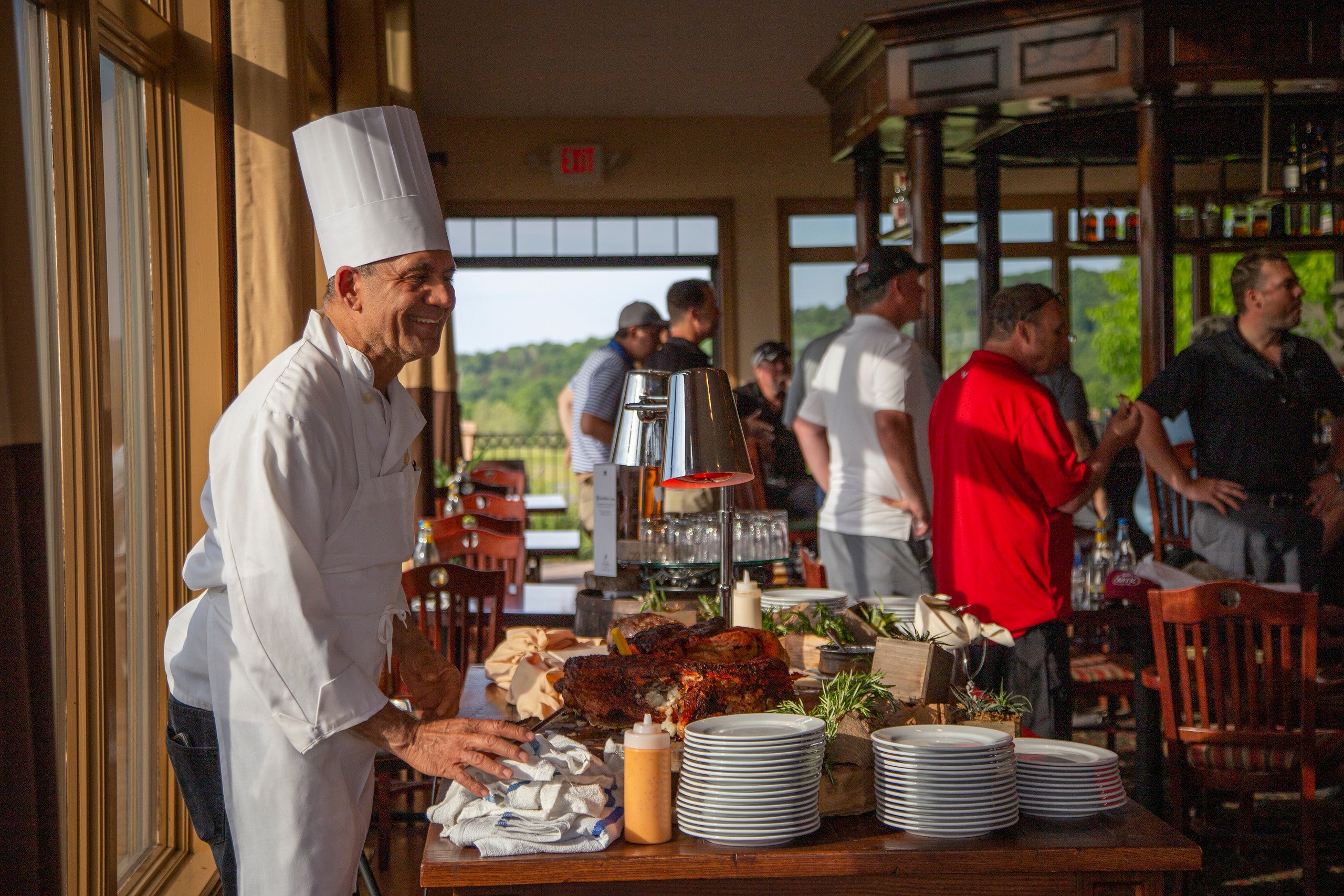 Chef at Ballyowen Event at Crystal Springs Resort