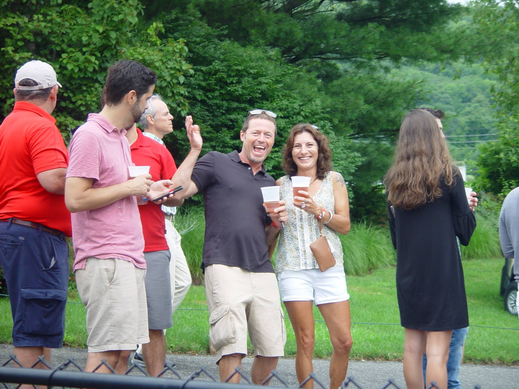 Couple at Black Bear Bourbon BBQ 